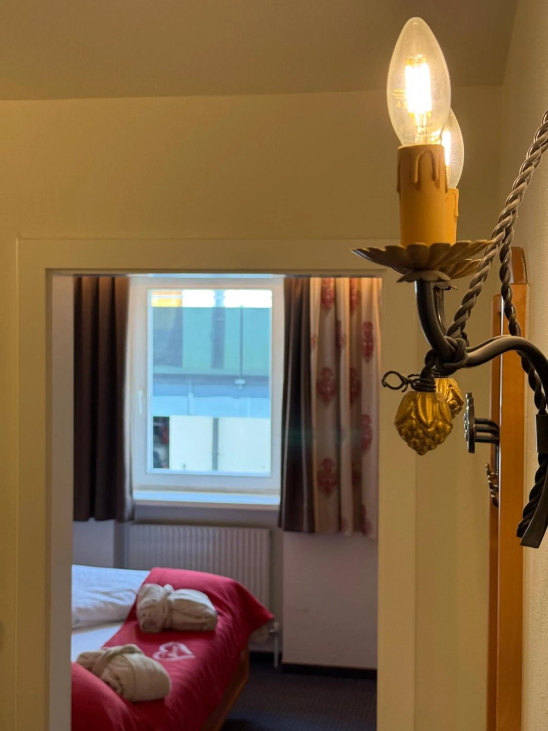 Bed in Hotel Universo