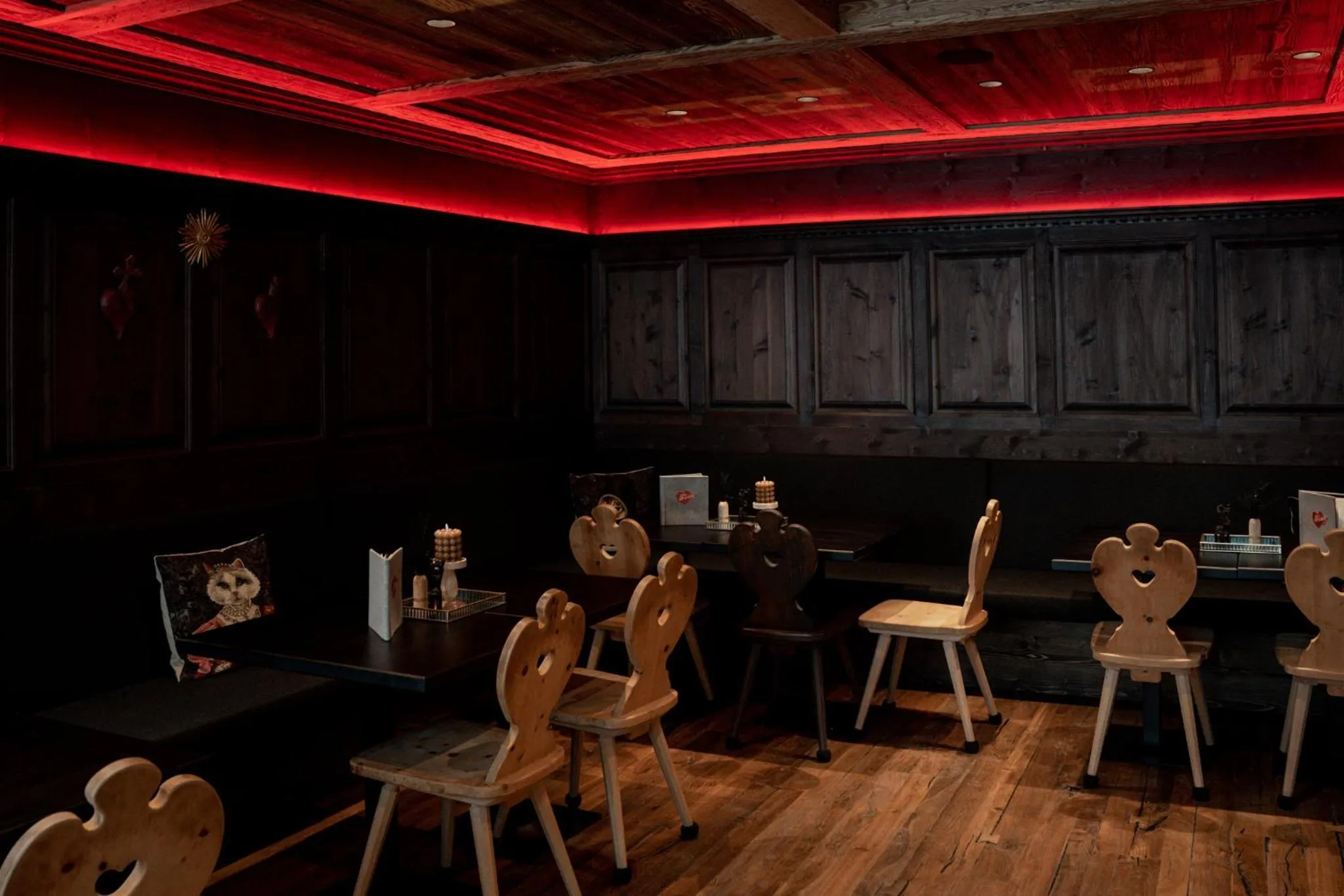 Seating area in Hotel Universo