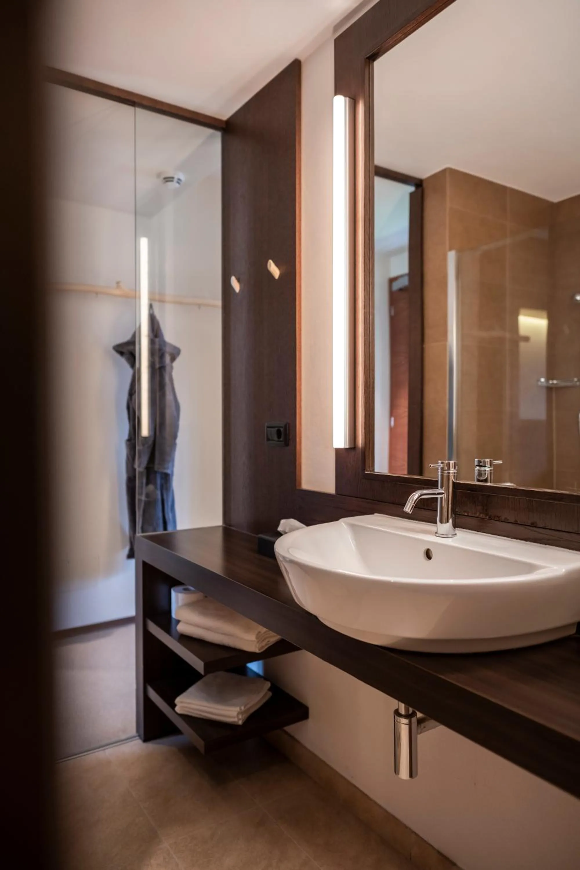 Bathroom in Das Mühlwald - Quality Time Family Resort