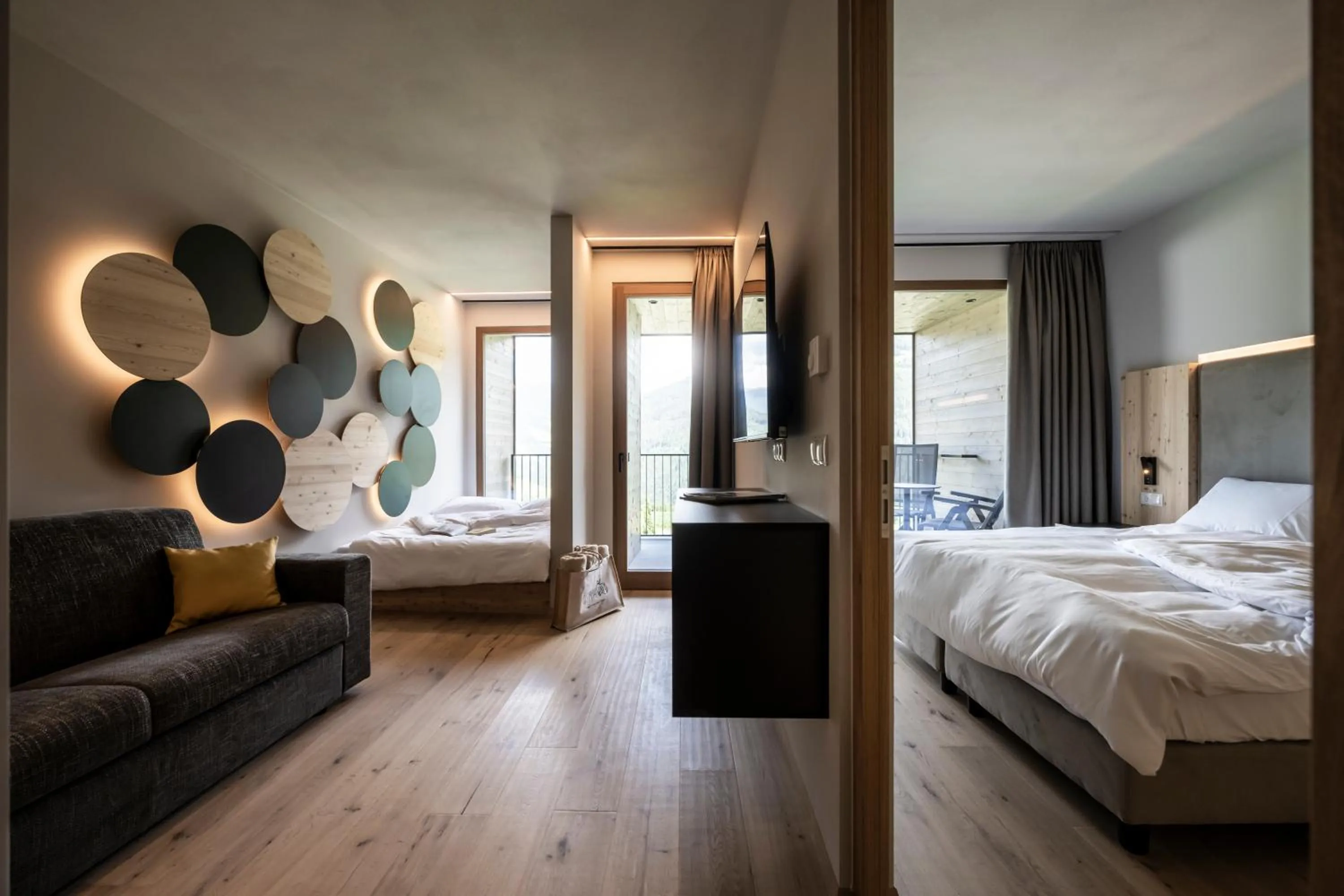 Photo of the whole room, Bed in Das Mühlwald - Quality Time Family Resort