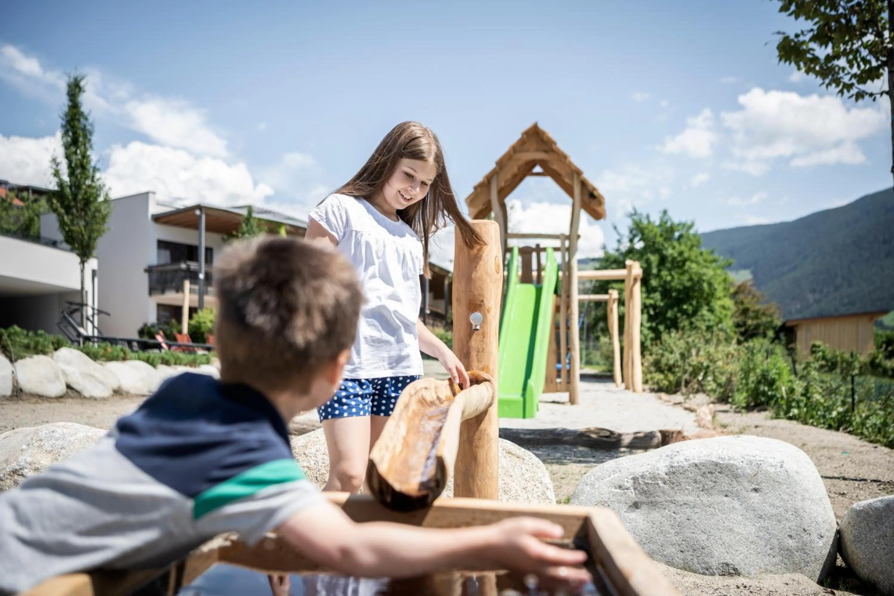 Children play ground in Das Mühlwald - Quality Time Family Resort