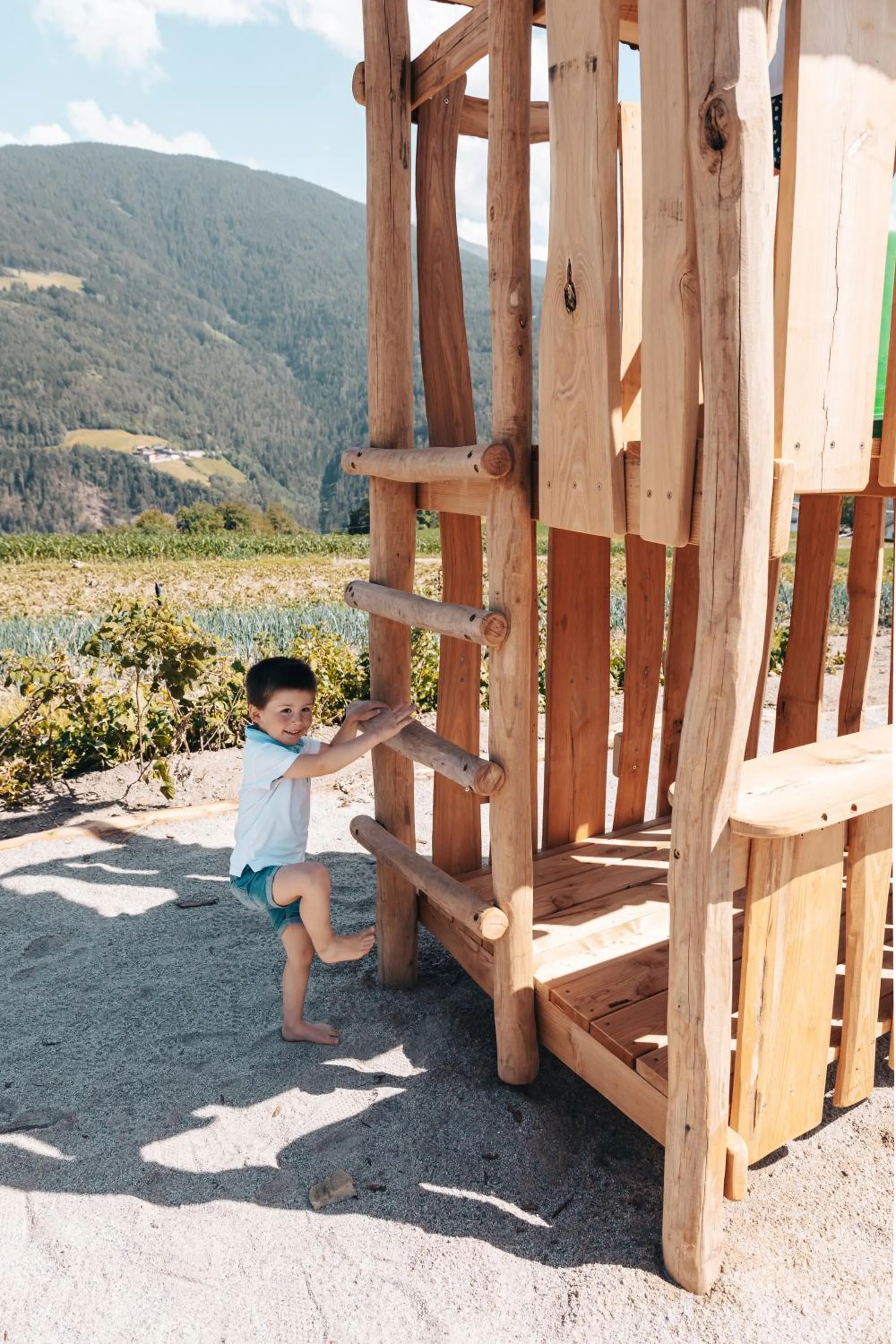 Children play ground in Das Mühlwald - Quality Time Family Resort