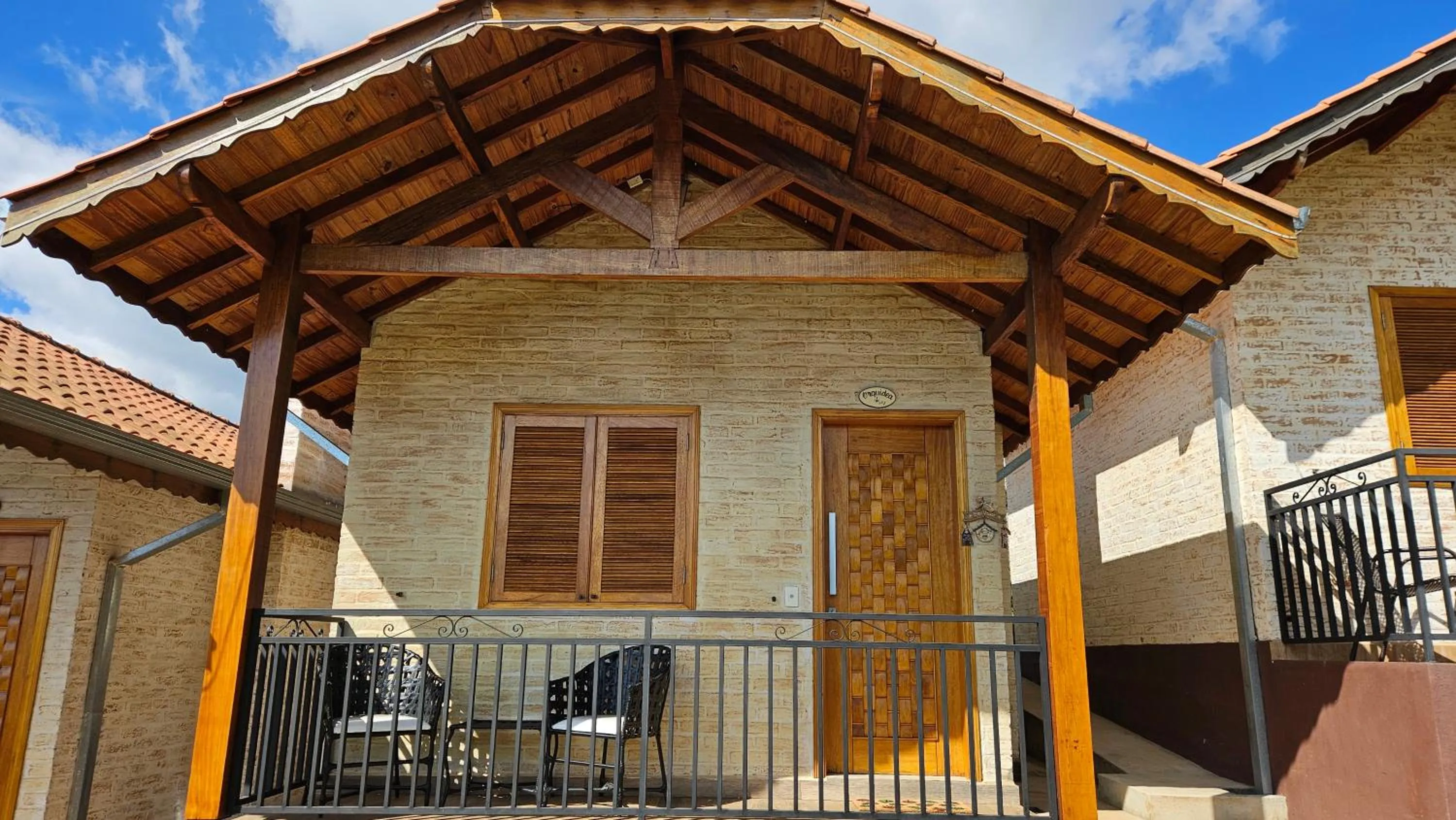 Facade/entrance in Chalé Gosto da Roça