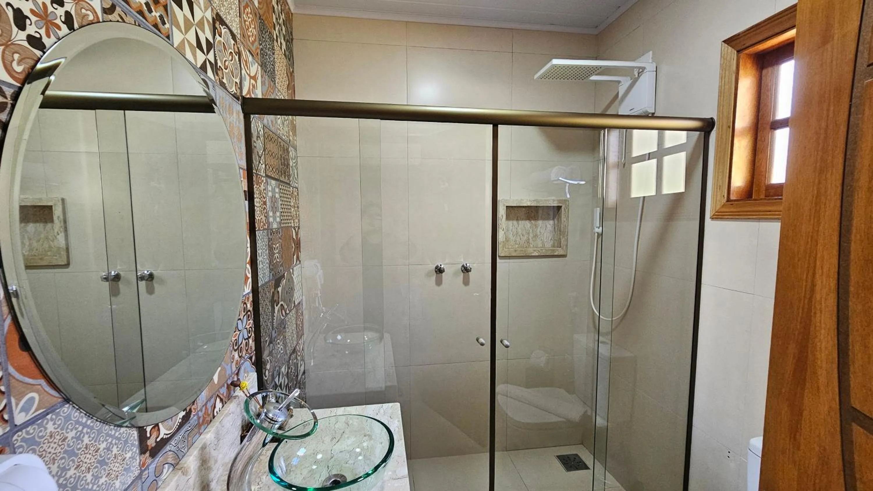 Shower in Chalé Gosto da Roça