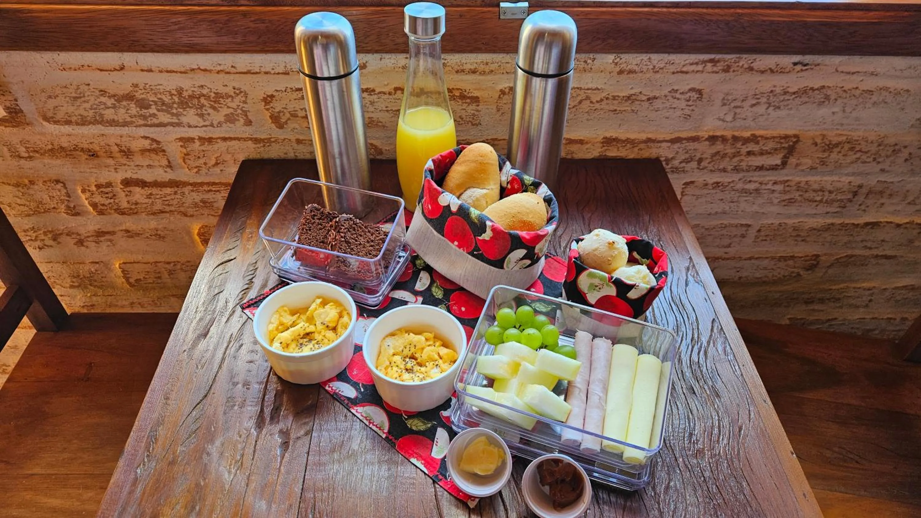 Breakfast in Chalé Gosto da Roça