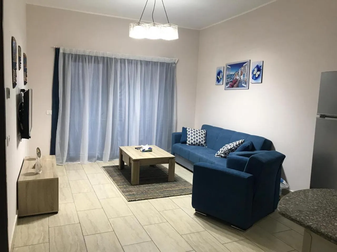 Living room in AlDau Heights Apartments
