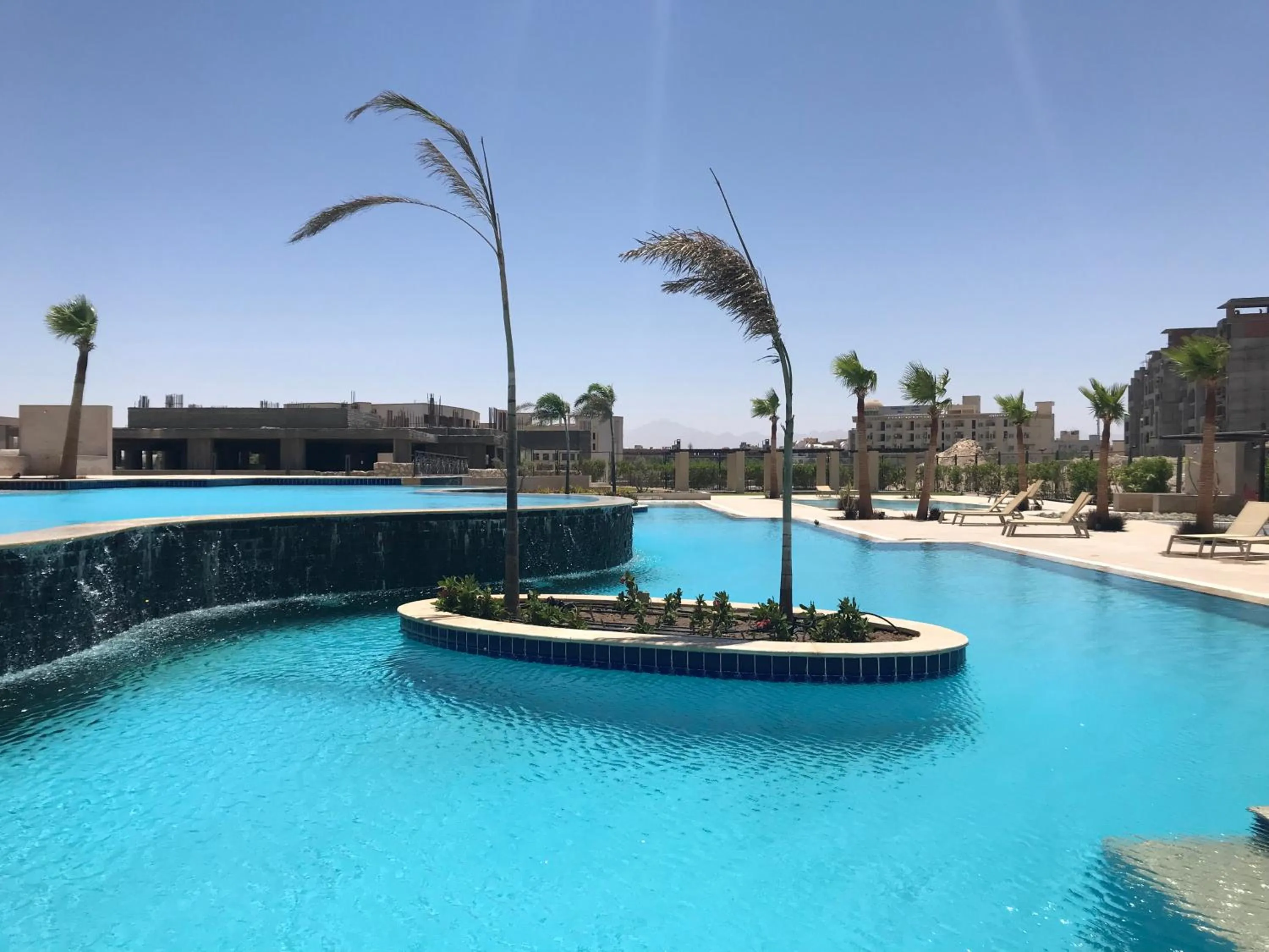 Swimming pool in AlDau Heights Apartments