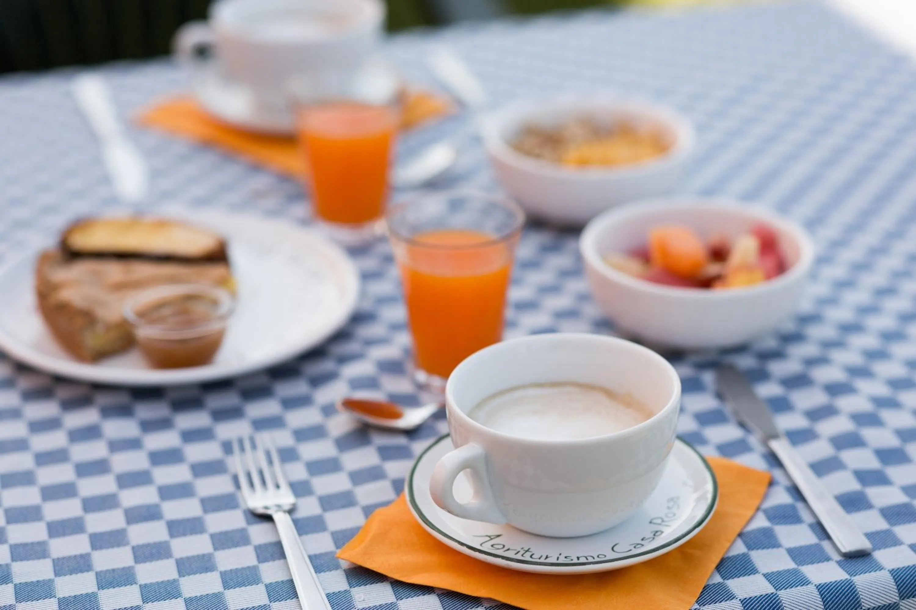 Buffet breakfast in Agriturismo Casa Rosa