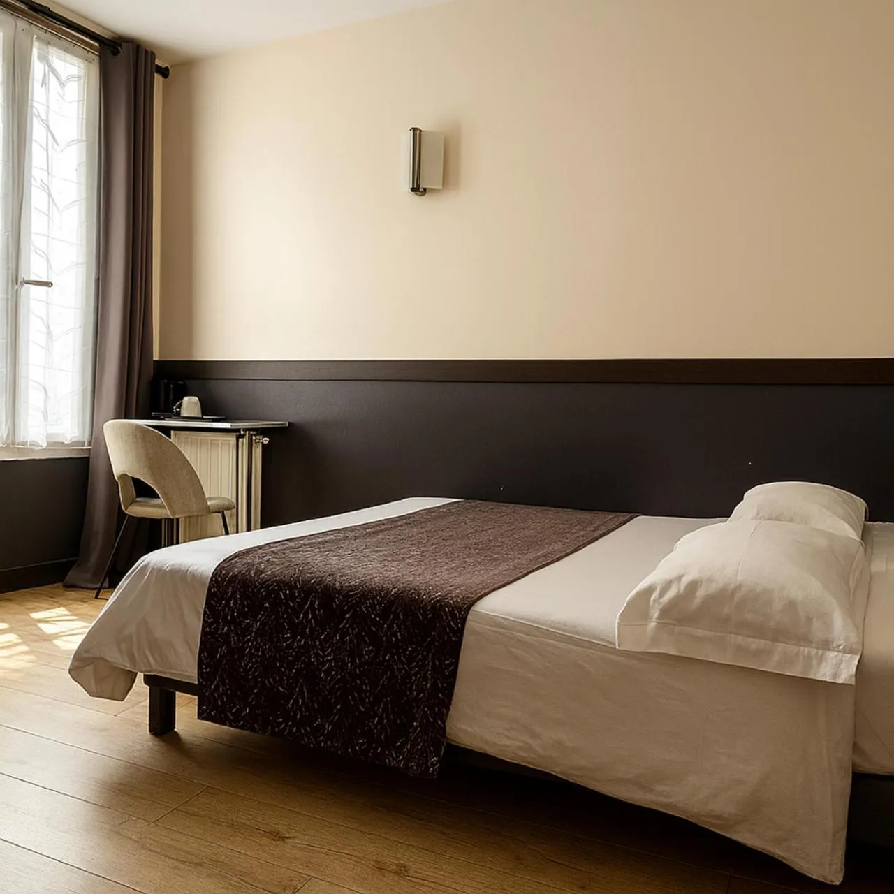 Bed in Hotel des Bains à 10 min de Paris