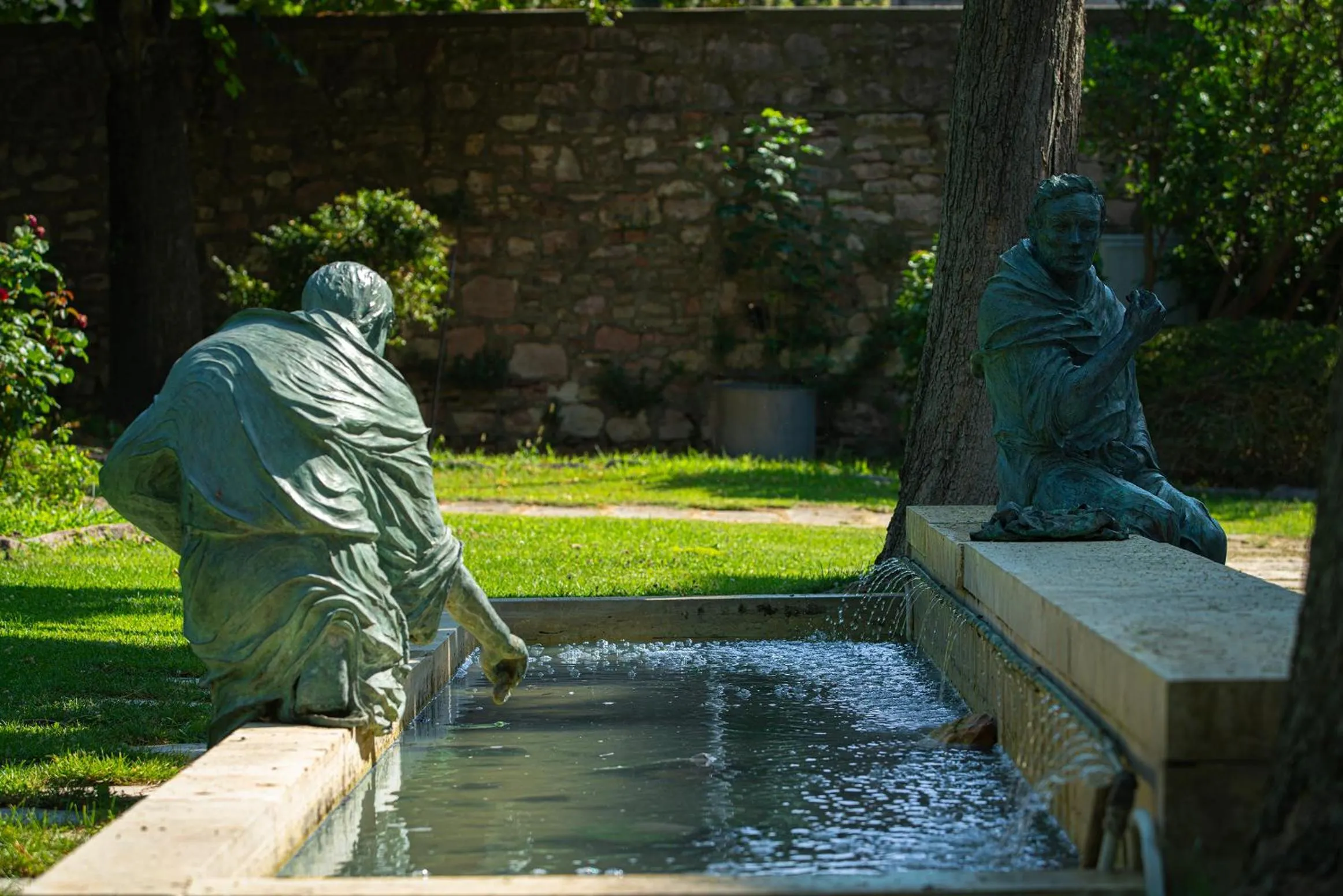 Garden view in Domus Pacis Assisi