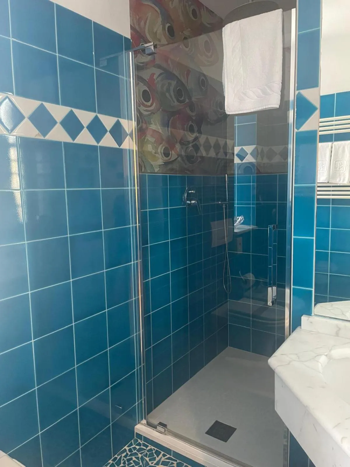 Shower in Piccolo Hotel