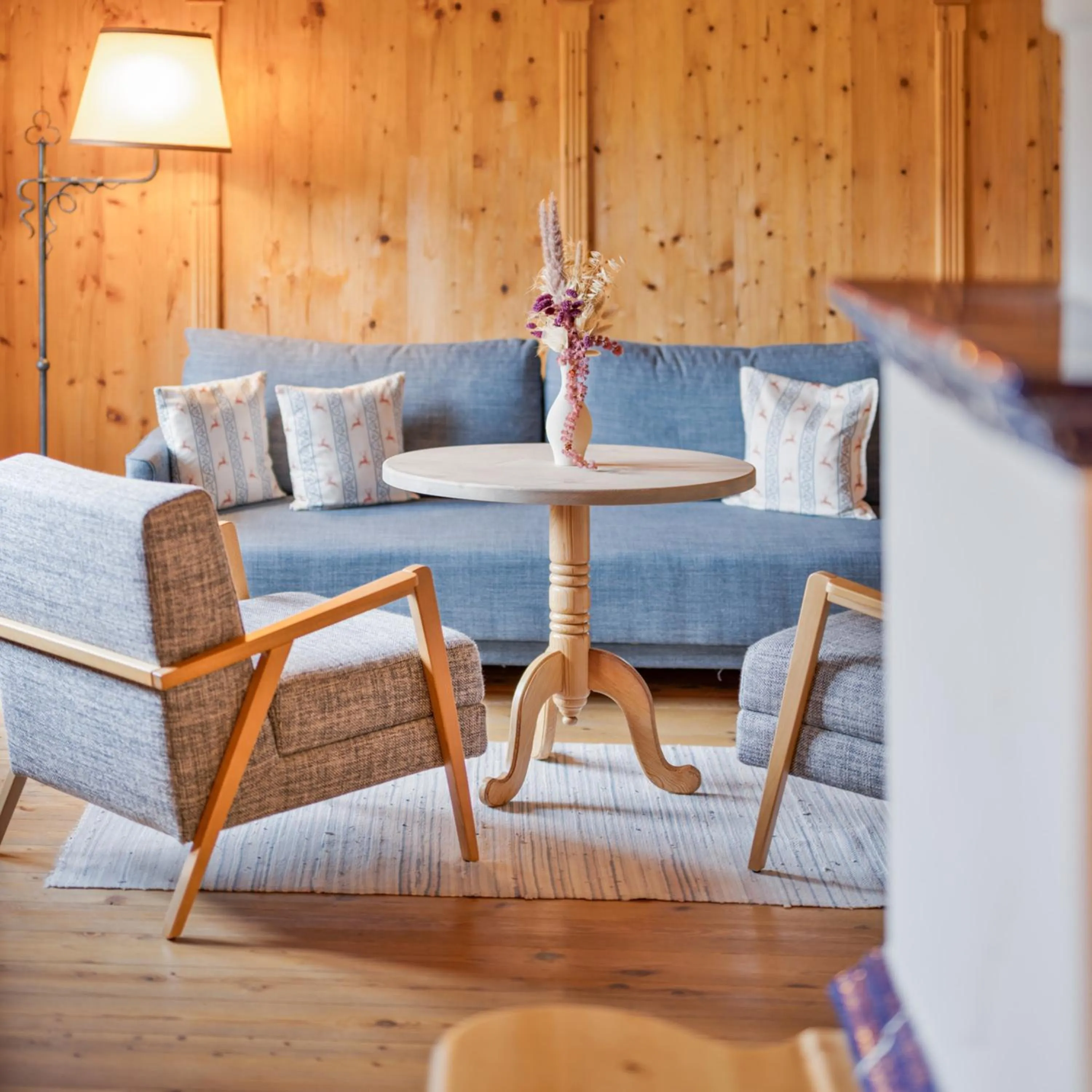 Living room in Waldhof Fuschlsee Resort