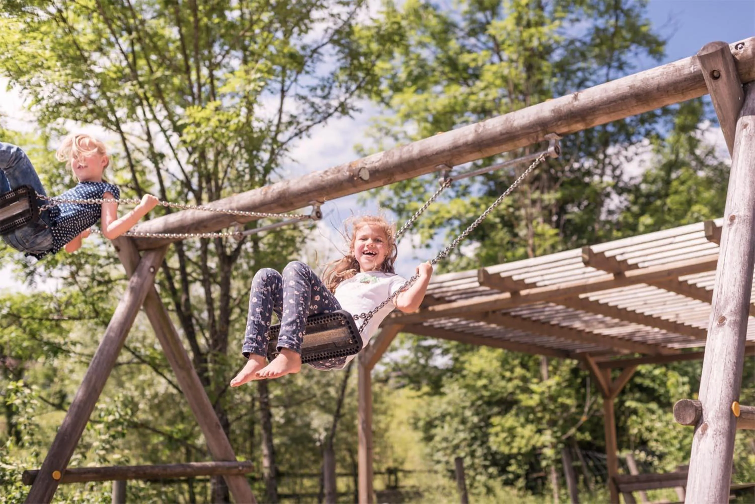 Children play ground in Waldhof Fuschlsee Resort