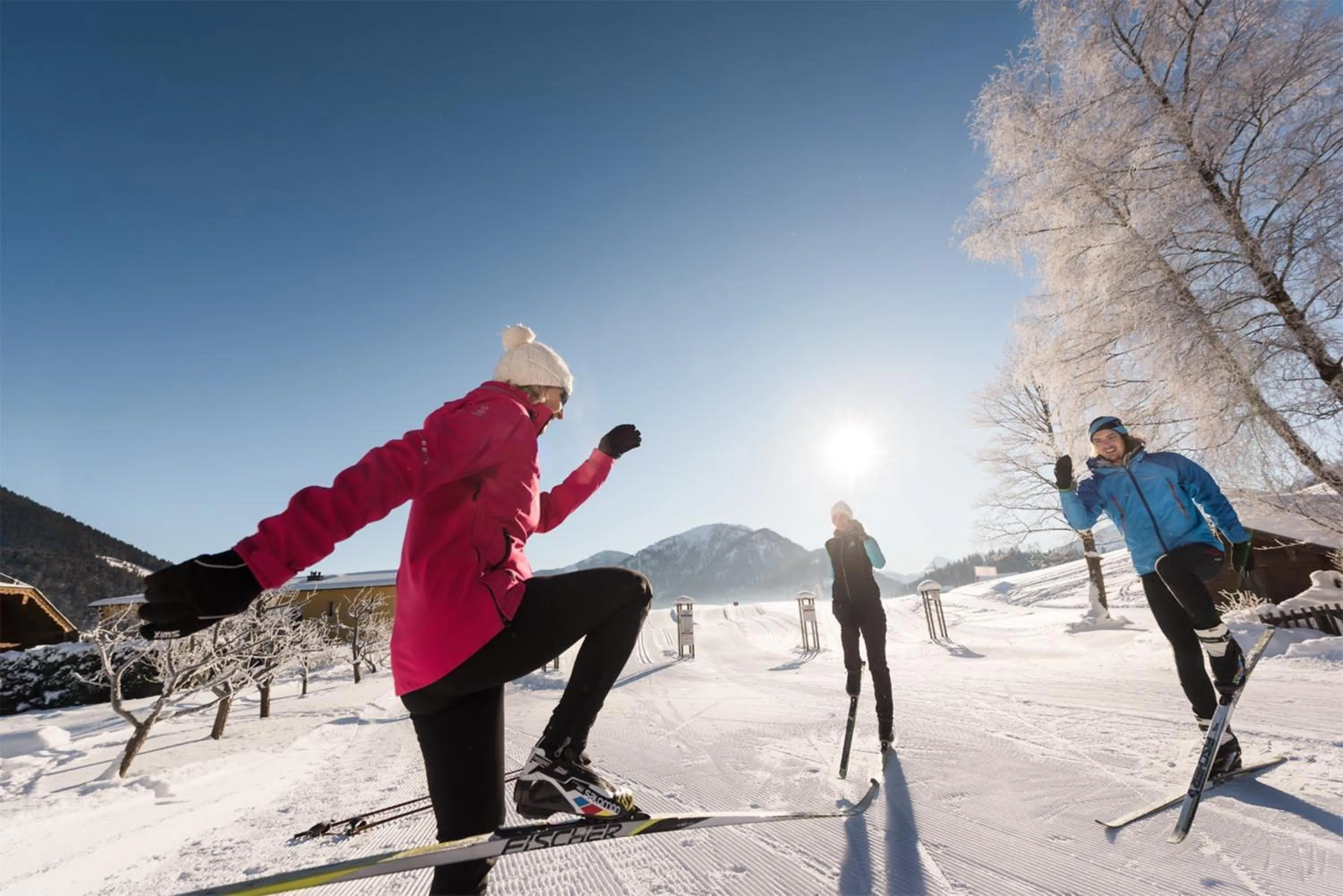 Skiing in Waldhof Fuschlsee Resort