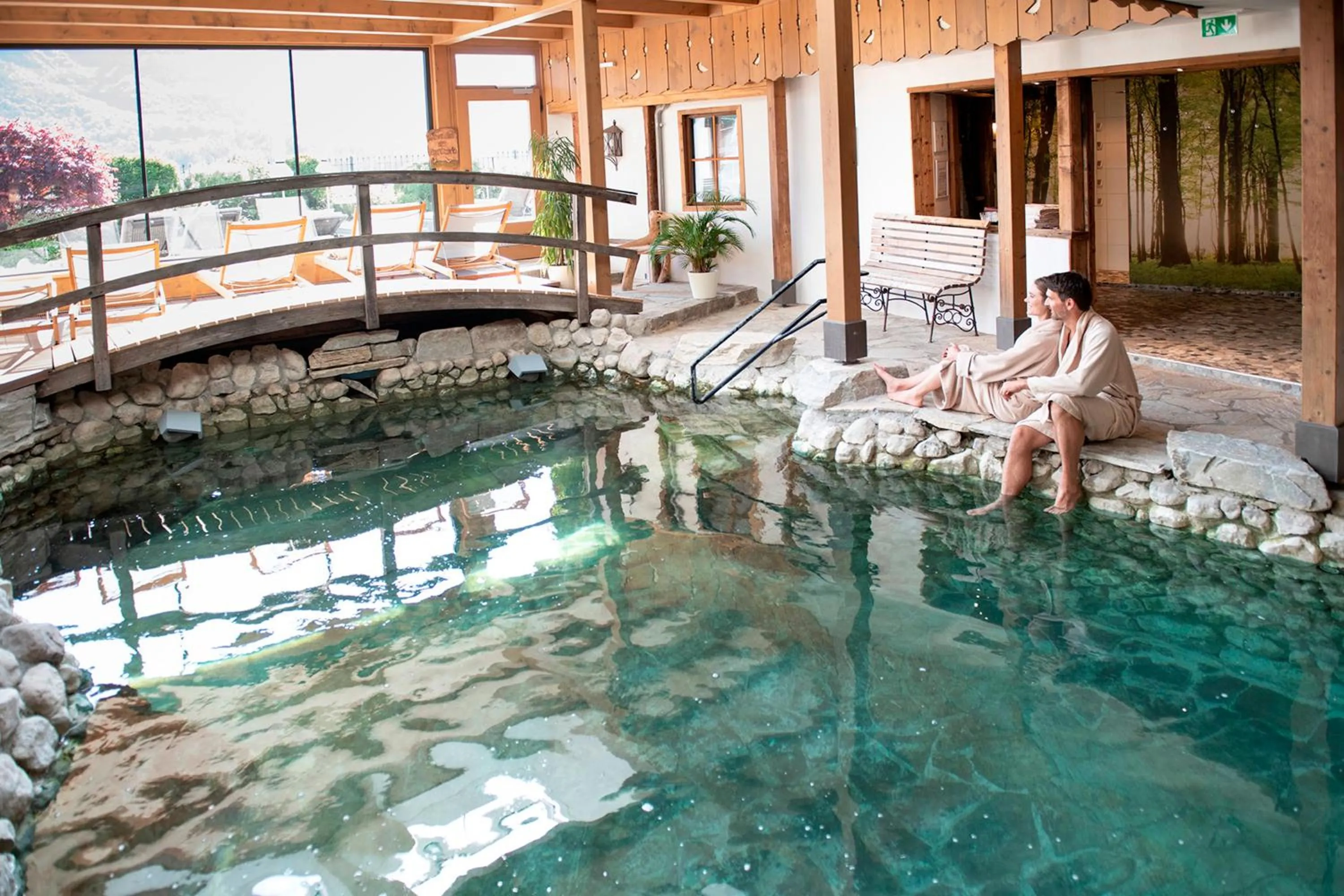 Swimming pool in Waldhof Fuschlsee Resort