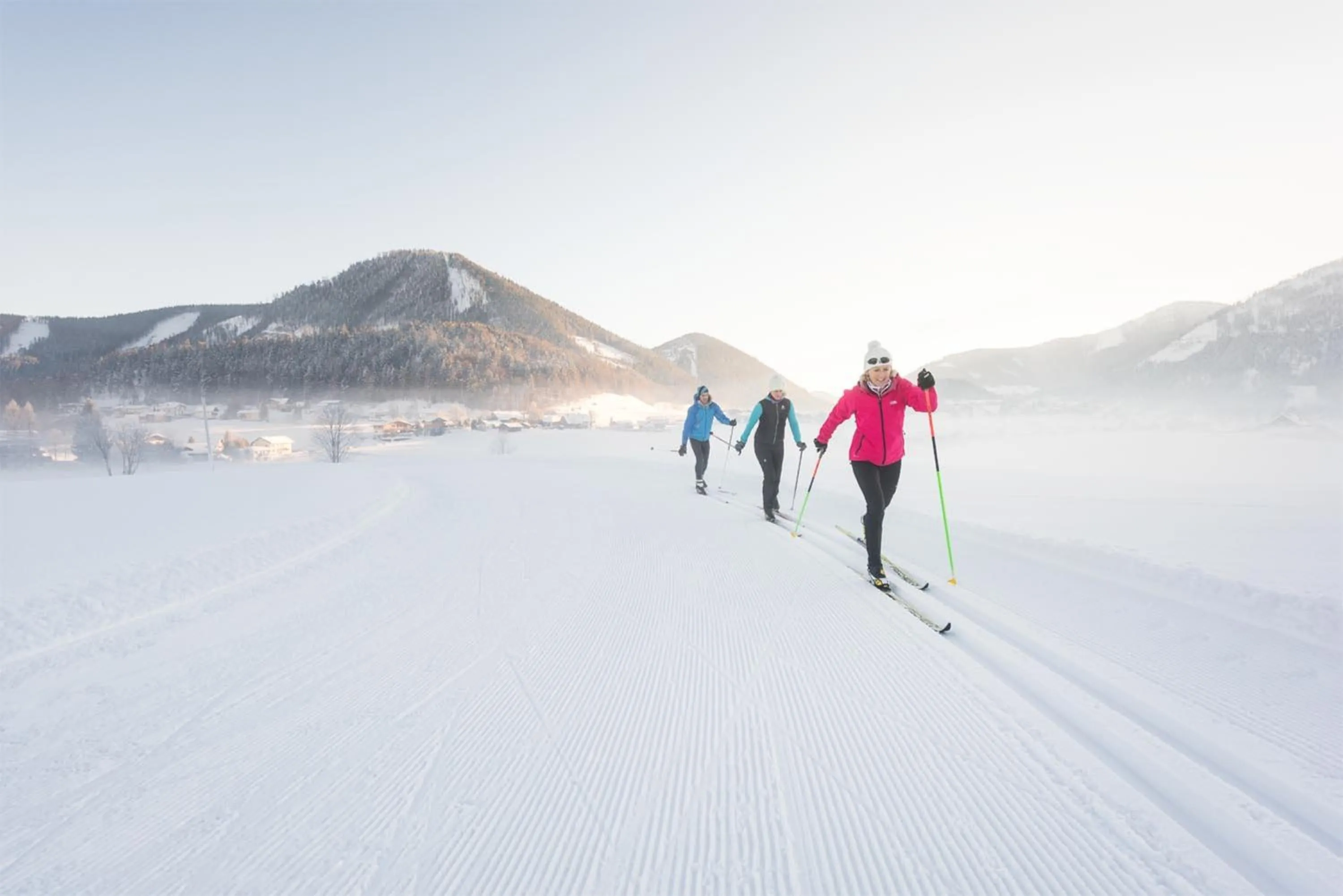 Skiing in Waldhof Fuschlsee Resort