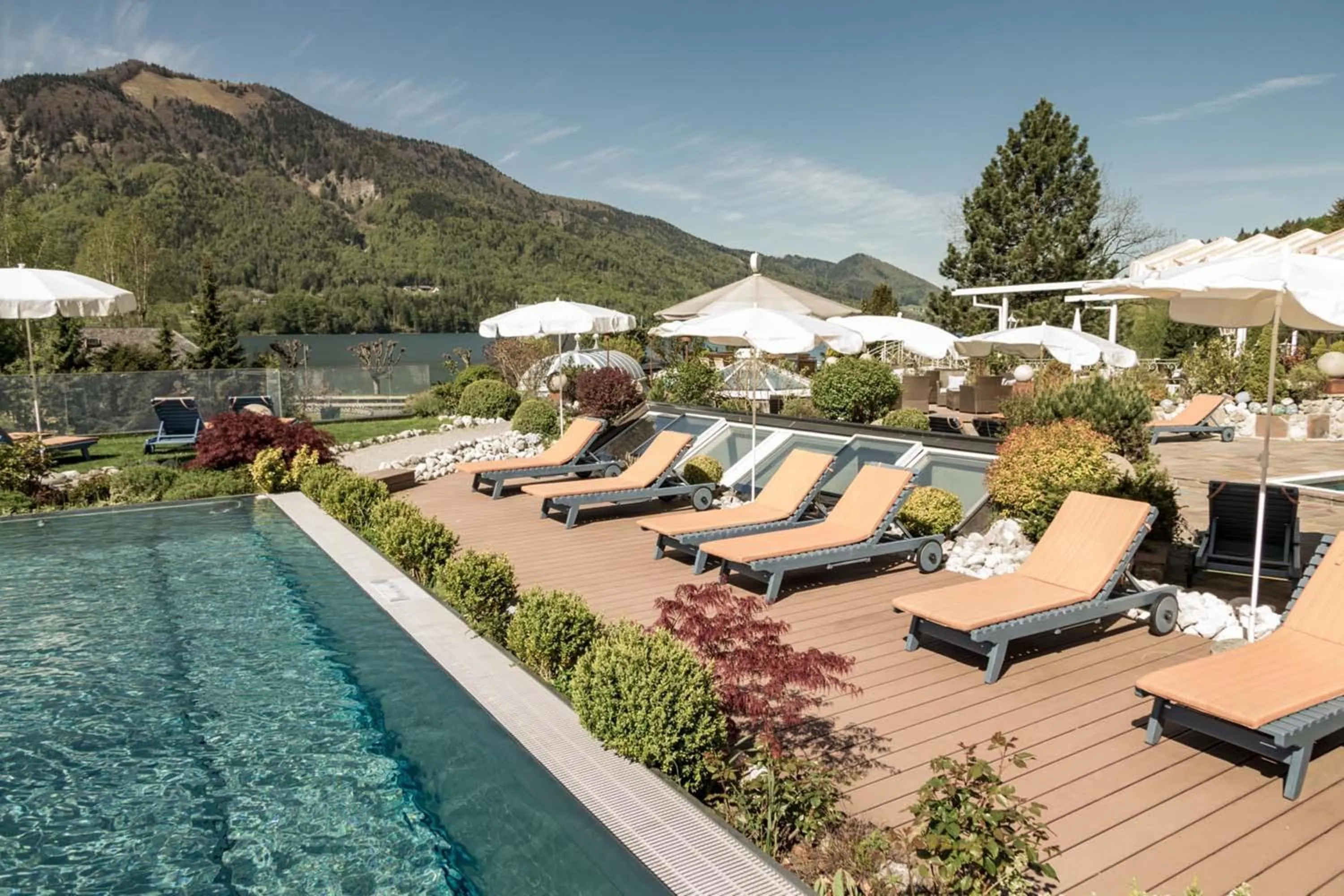 Swimming pool in Waldhof Fuschlsee Resort