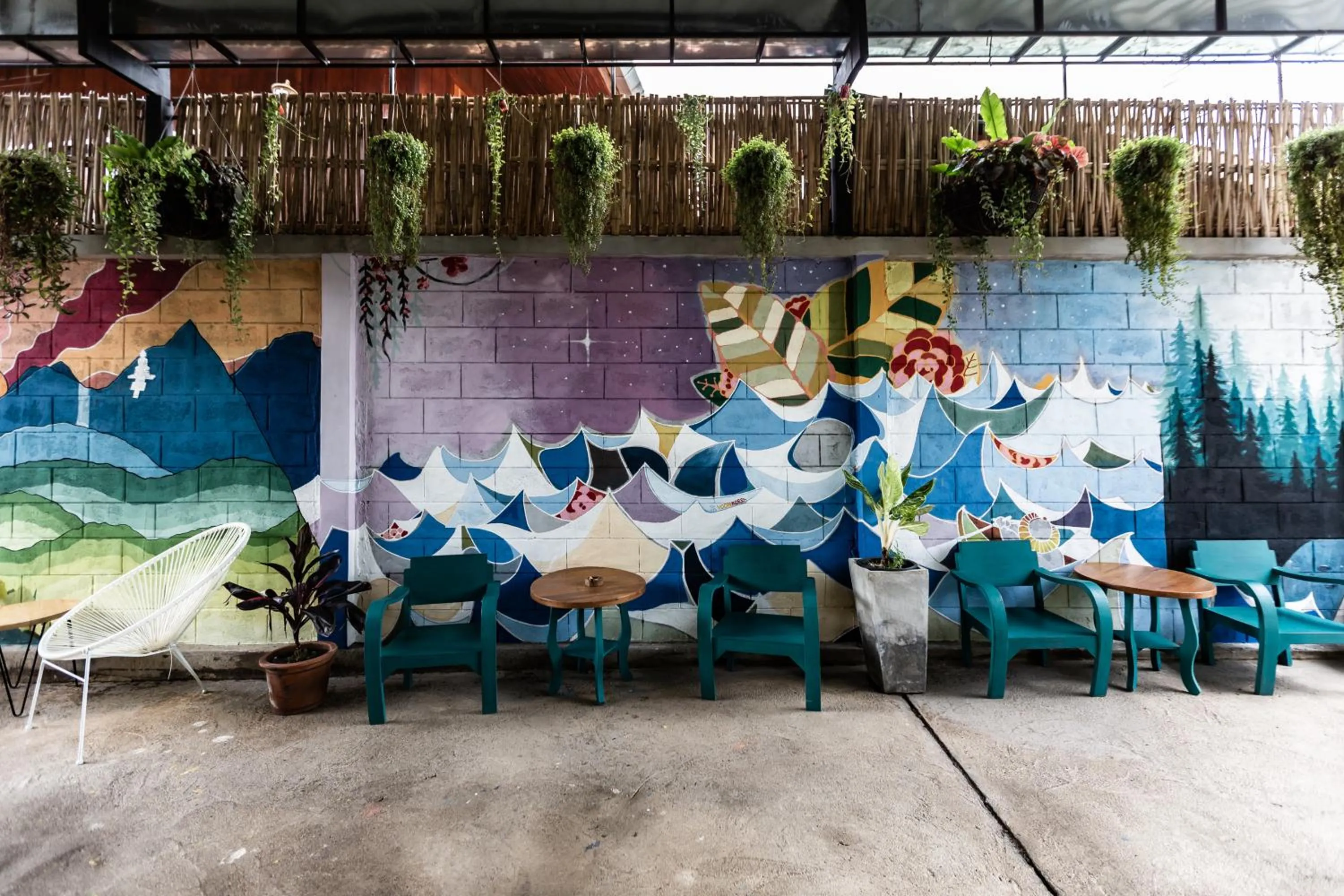 Facade/entrance in Pai My Way Hostel