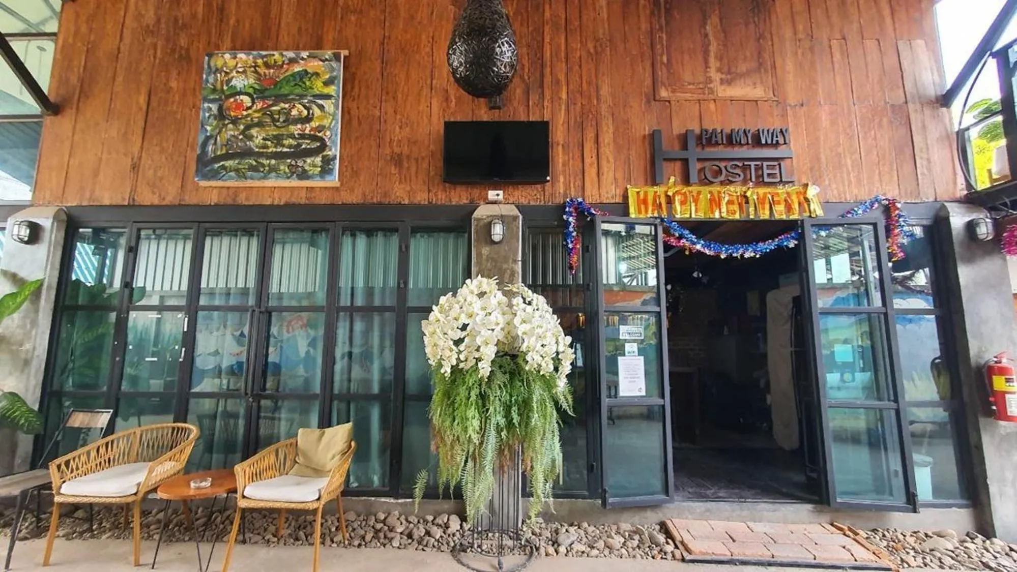 Lobby or reception in Pai My Way Hostel