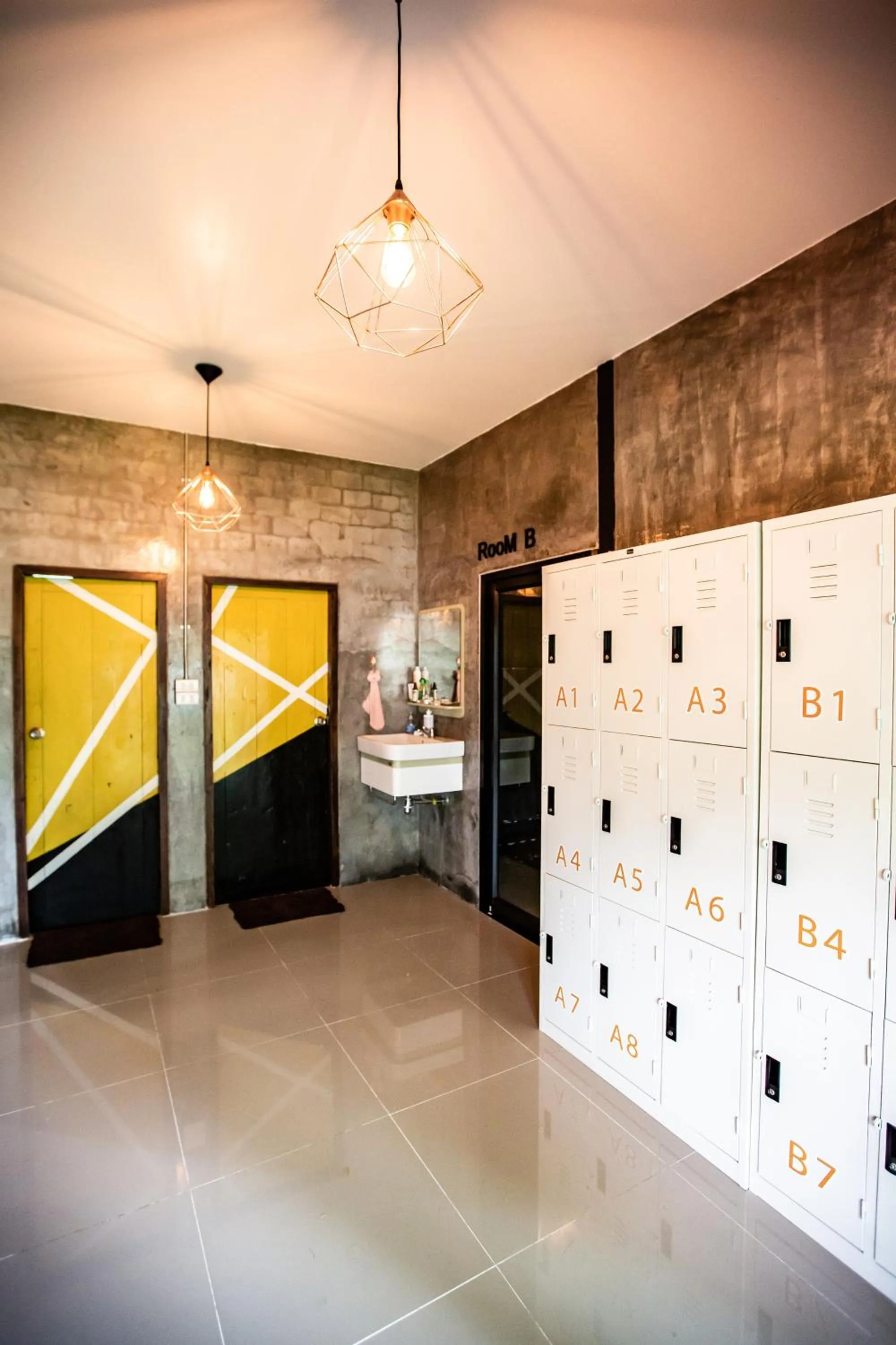 Decorative detail in Pai My Way Hostel