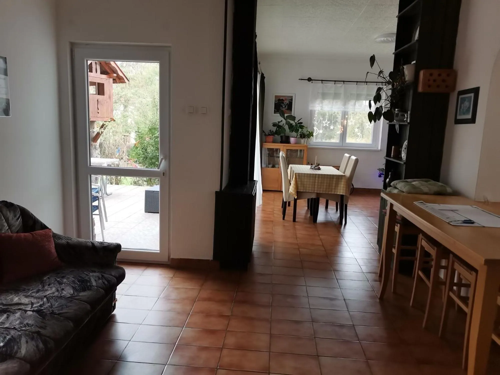 Kitchen or kitchenette in Fenyő Vendégház