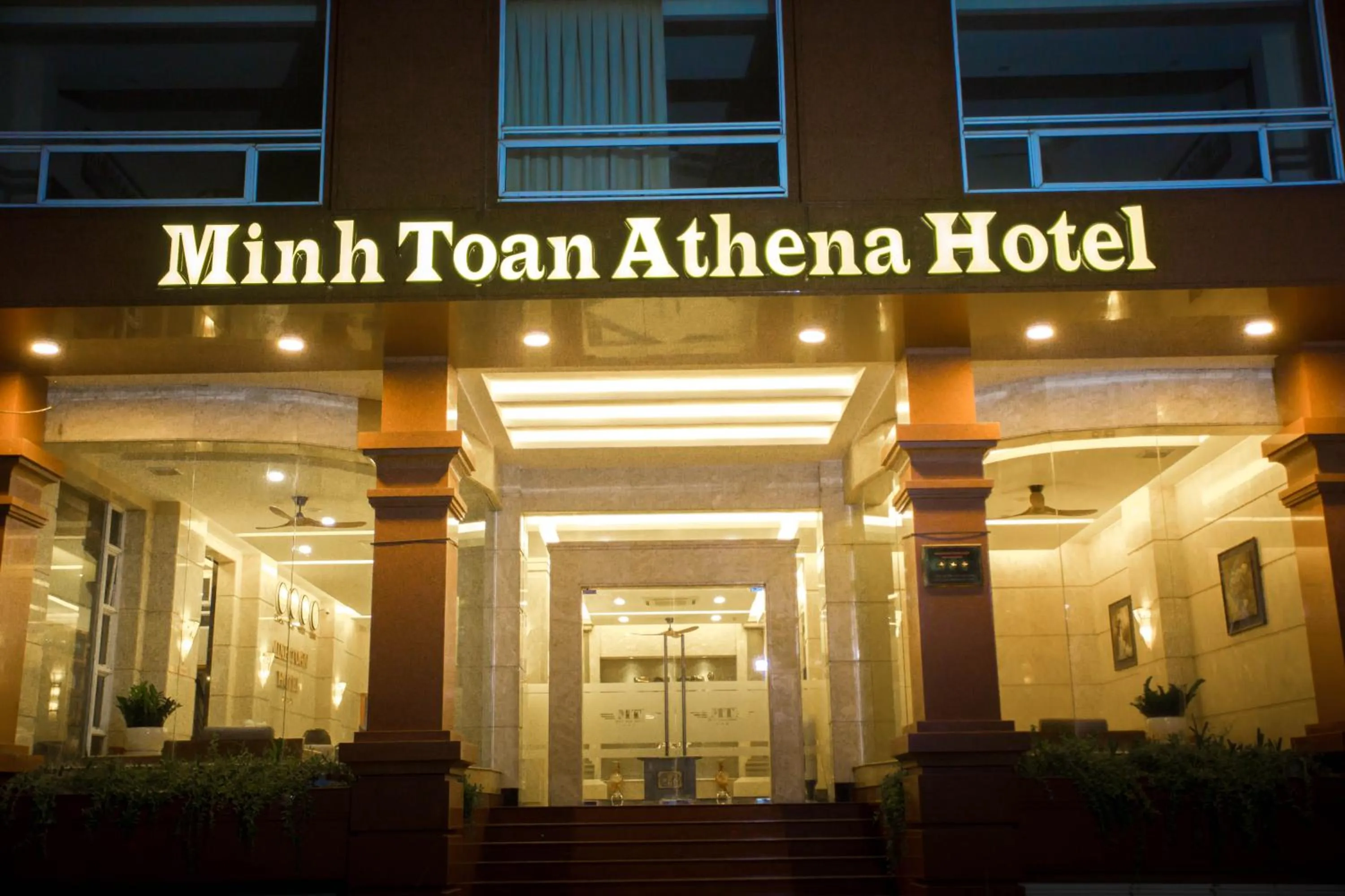 Facade/entrance in Minh Toan Athena Hotel