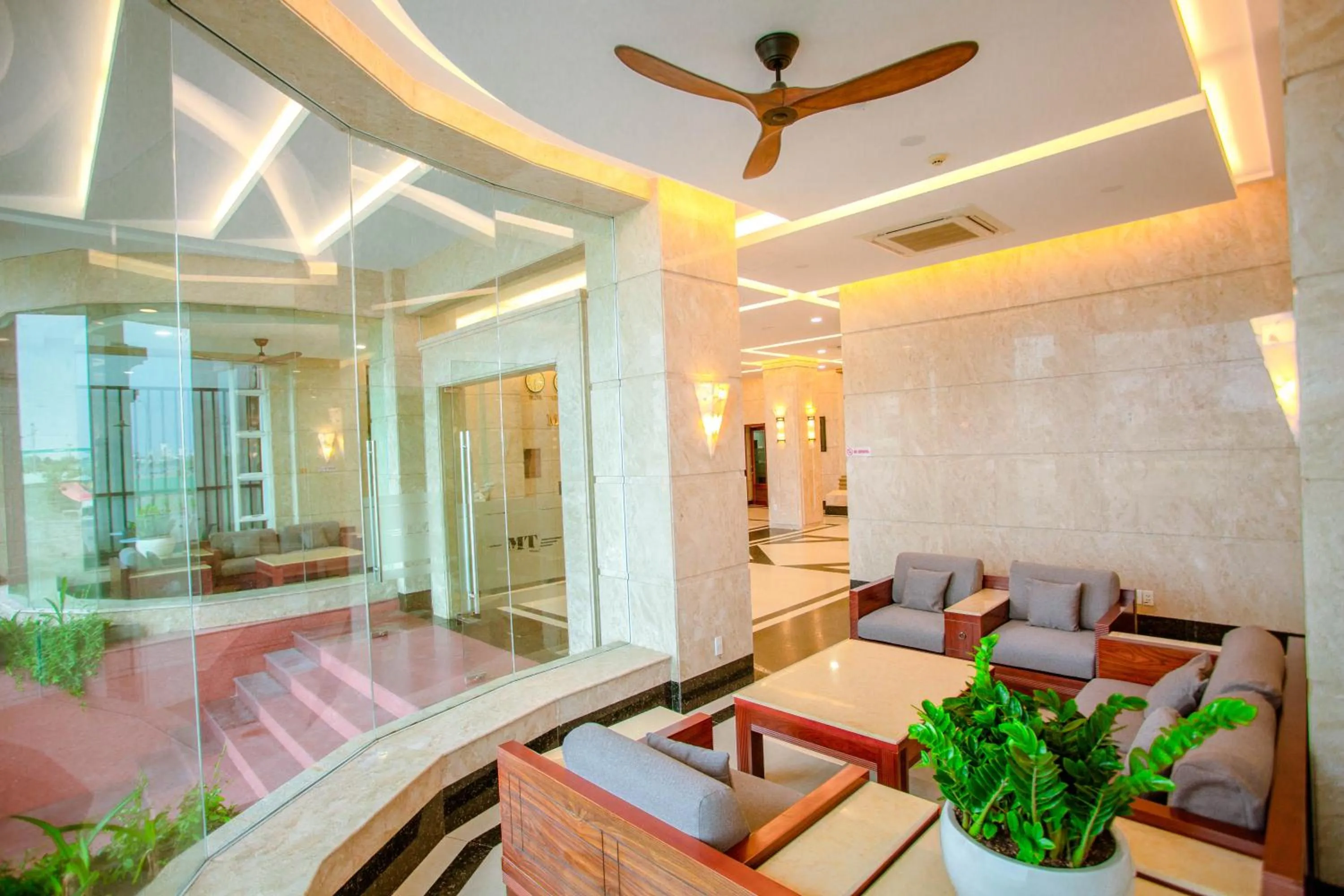 Lobby or reception in Minh Toan Athena Hotel