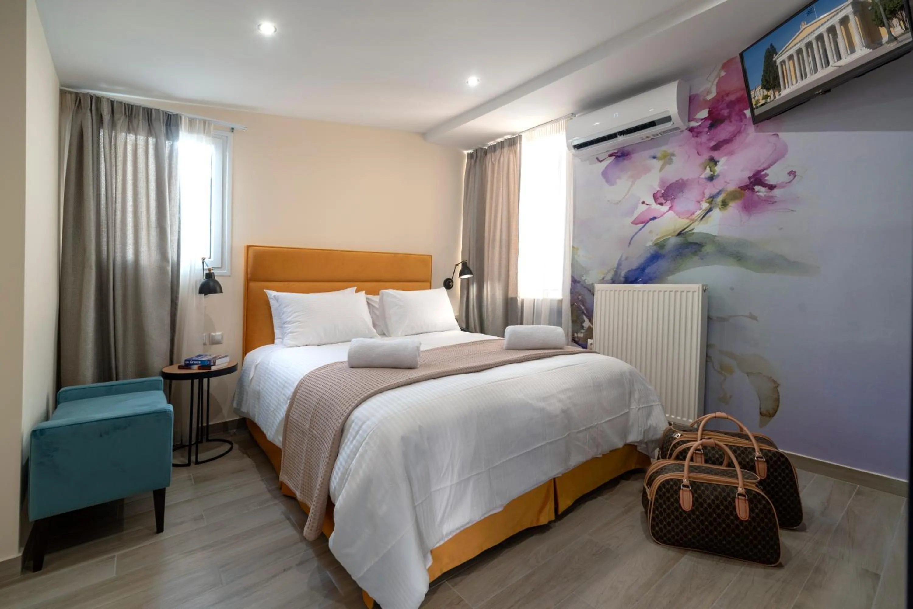 Bed in Athens Market Portrait