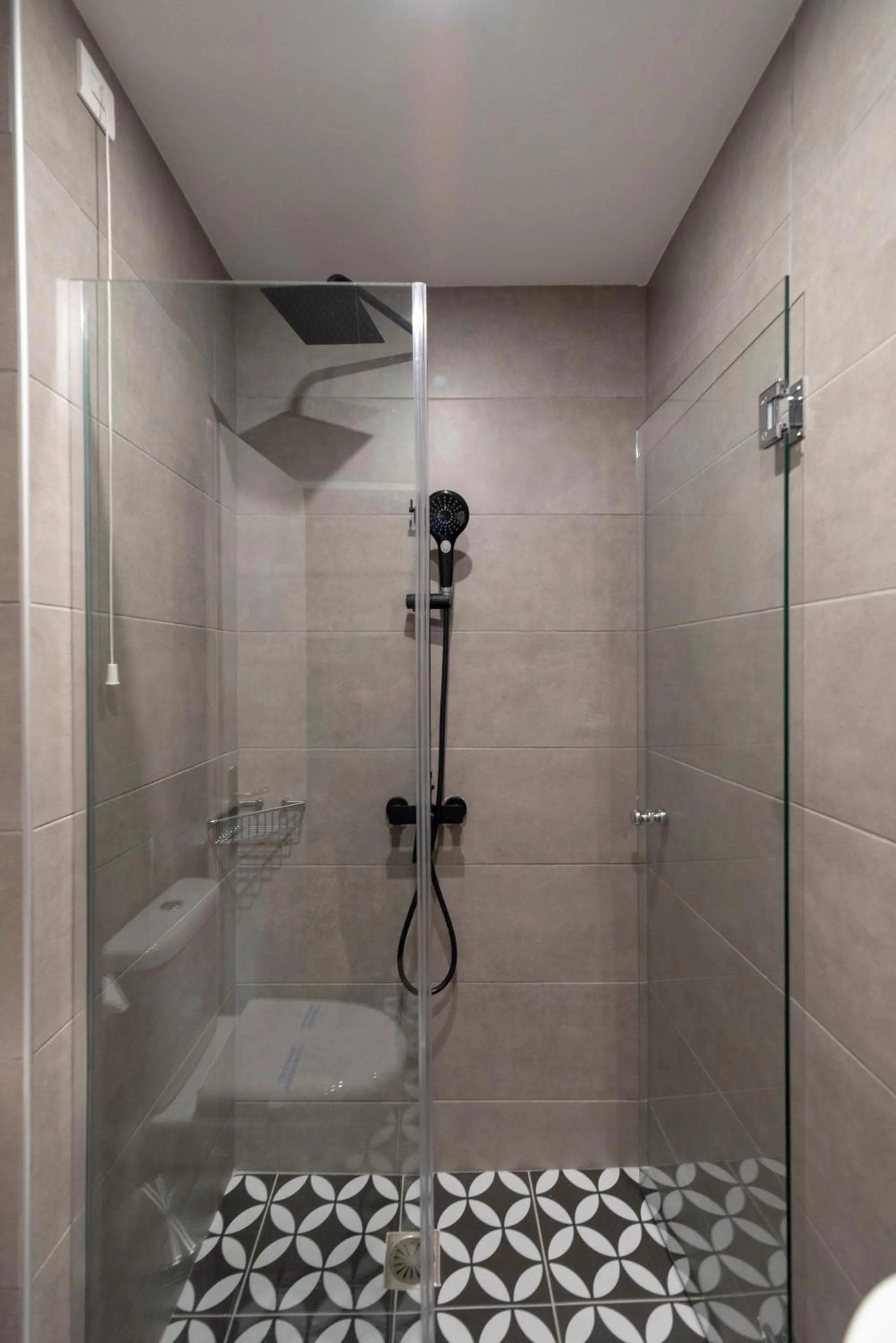 Shower in Athens Market Portrait