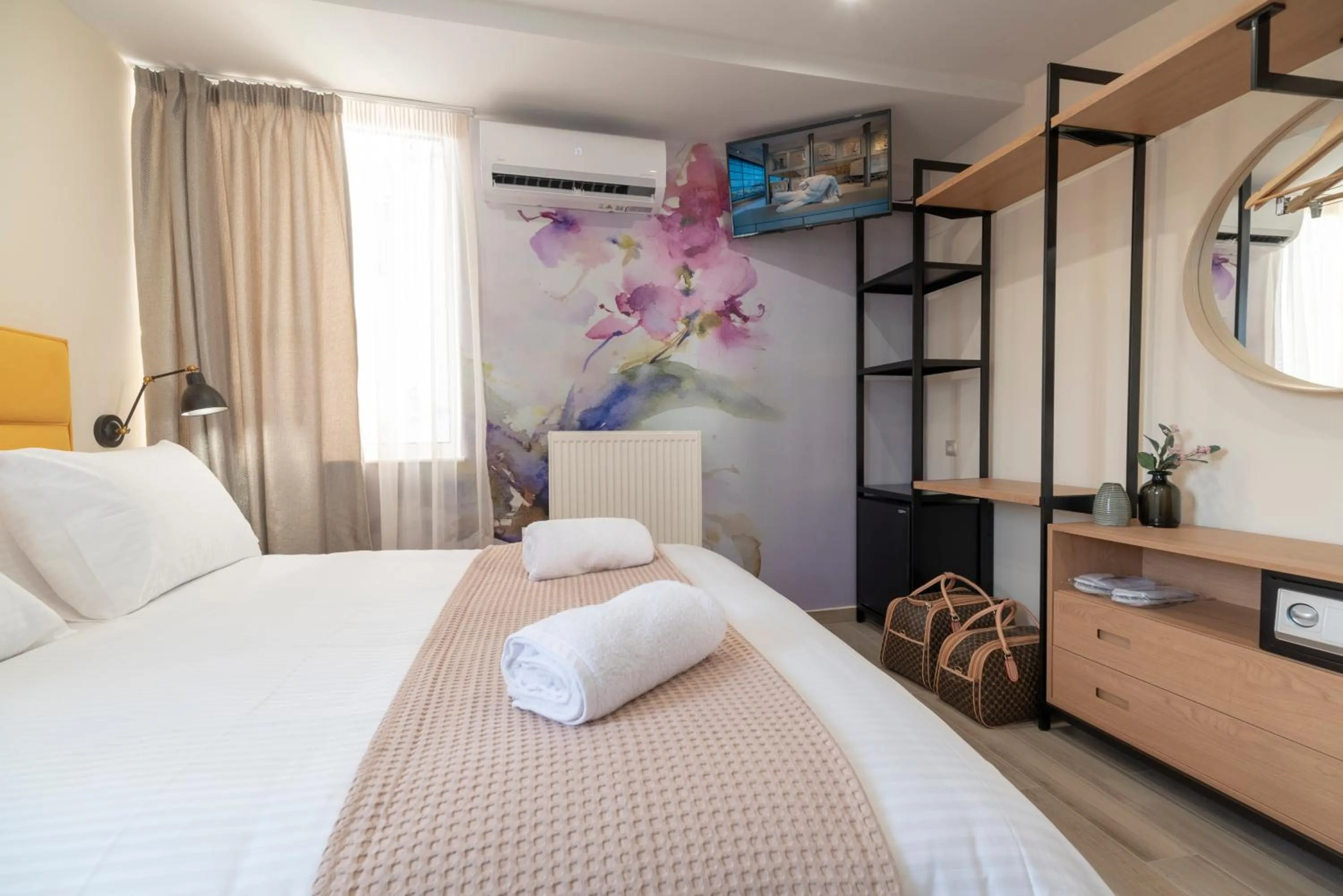 Bed in Athens Market Portrait