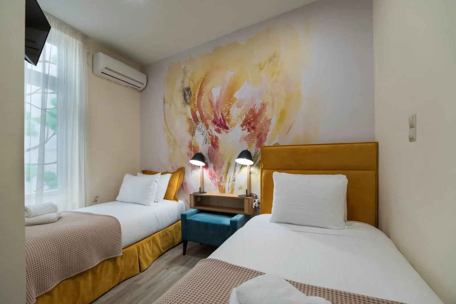 Bed in Athens Market Portrait