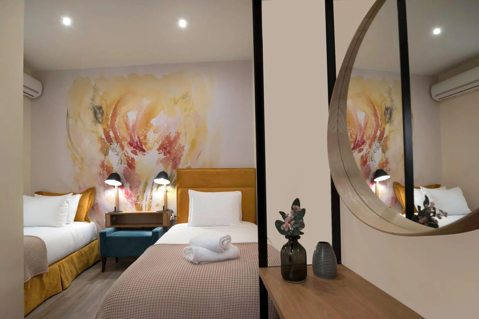 Bed in Athens Market Portrait