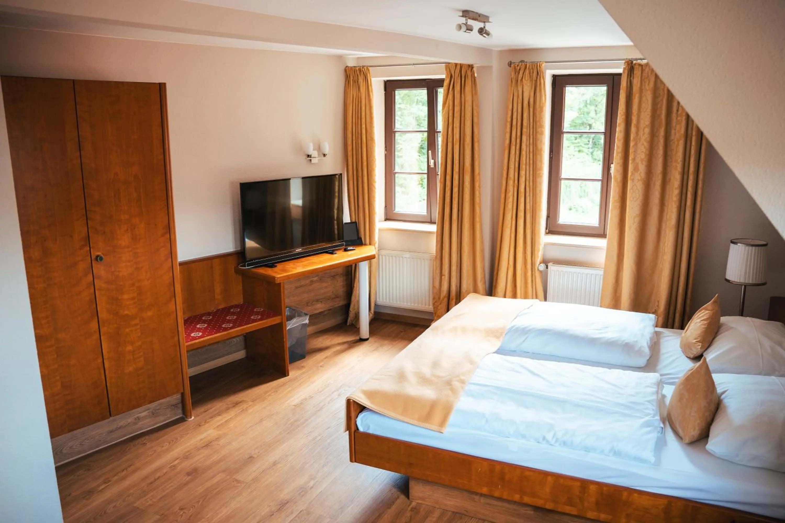 Bed in Landhaus Wolf - wir freuen uns