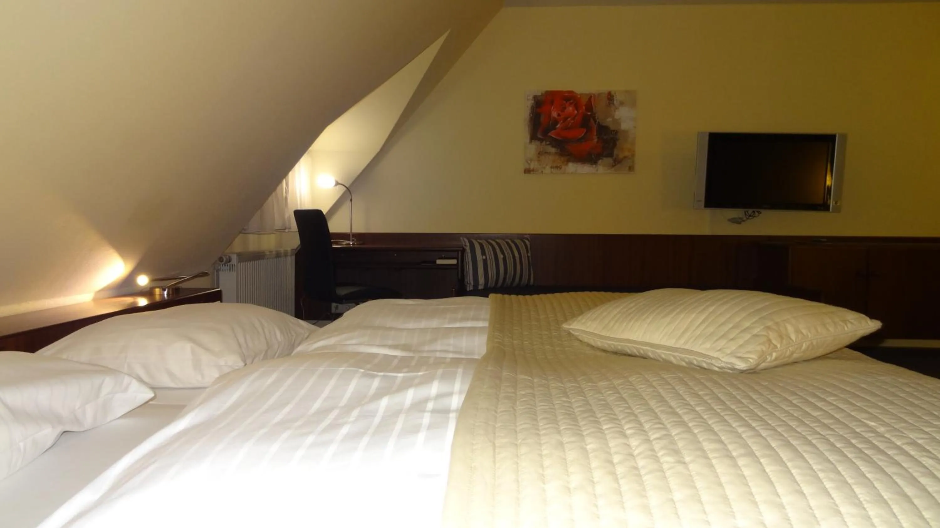 Bedroom, Bed in Landhaus Wolf - wir freuen uns