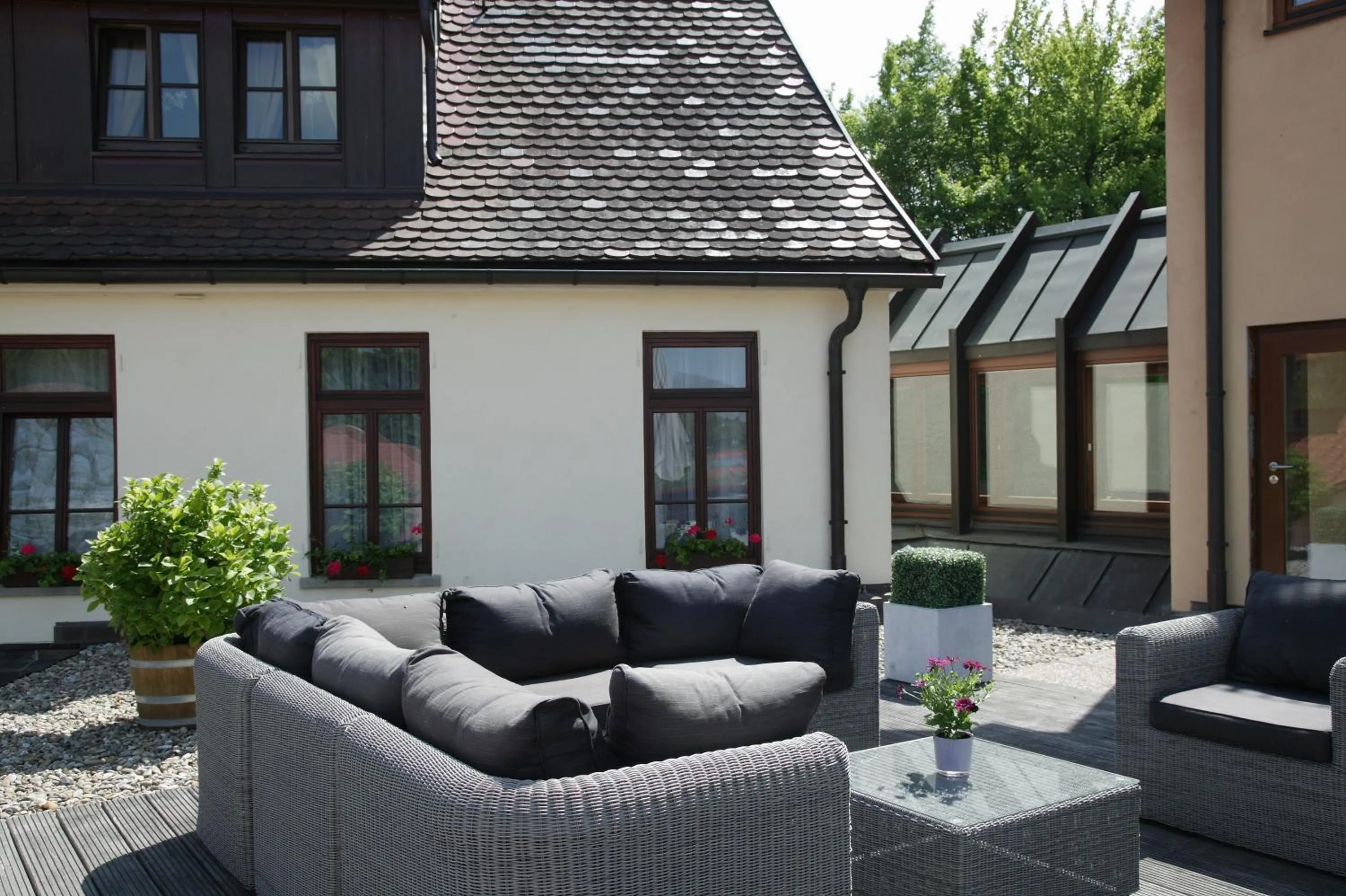 Facade/entrance in Landhaus Wolf - wir freuen uns