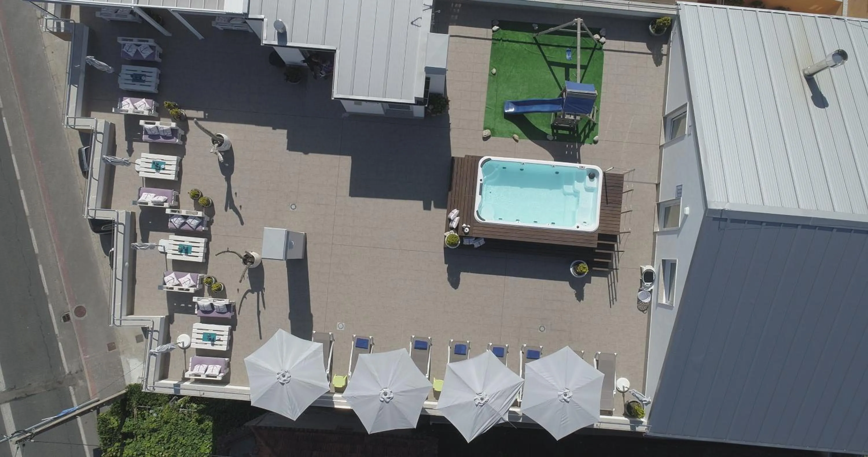 Balcony/Terrace in Hotel Ancora SANXENXO