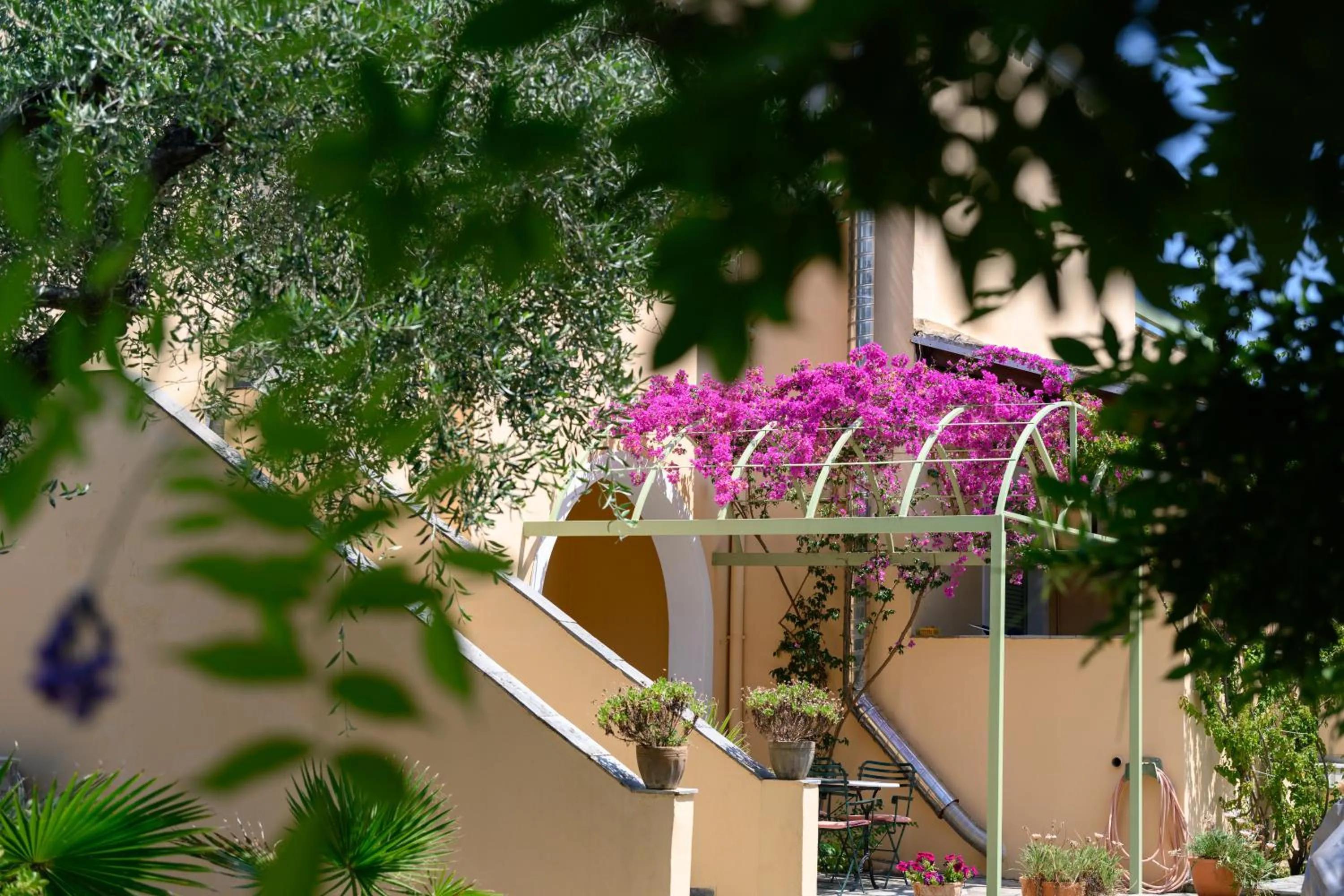 Inner courtyard view in Isabella Country House