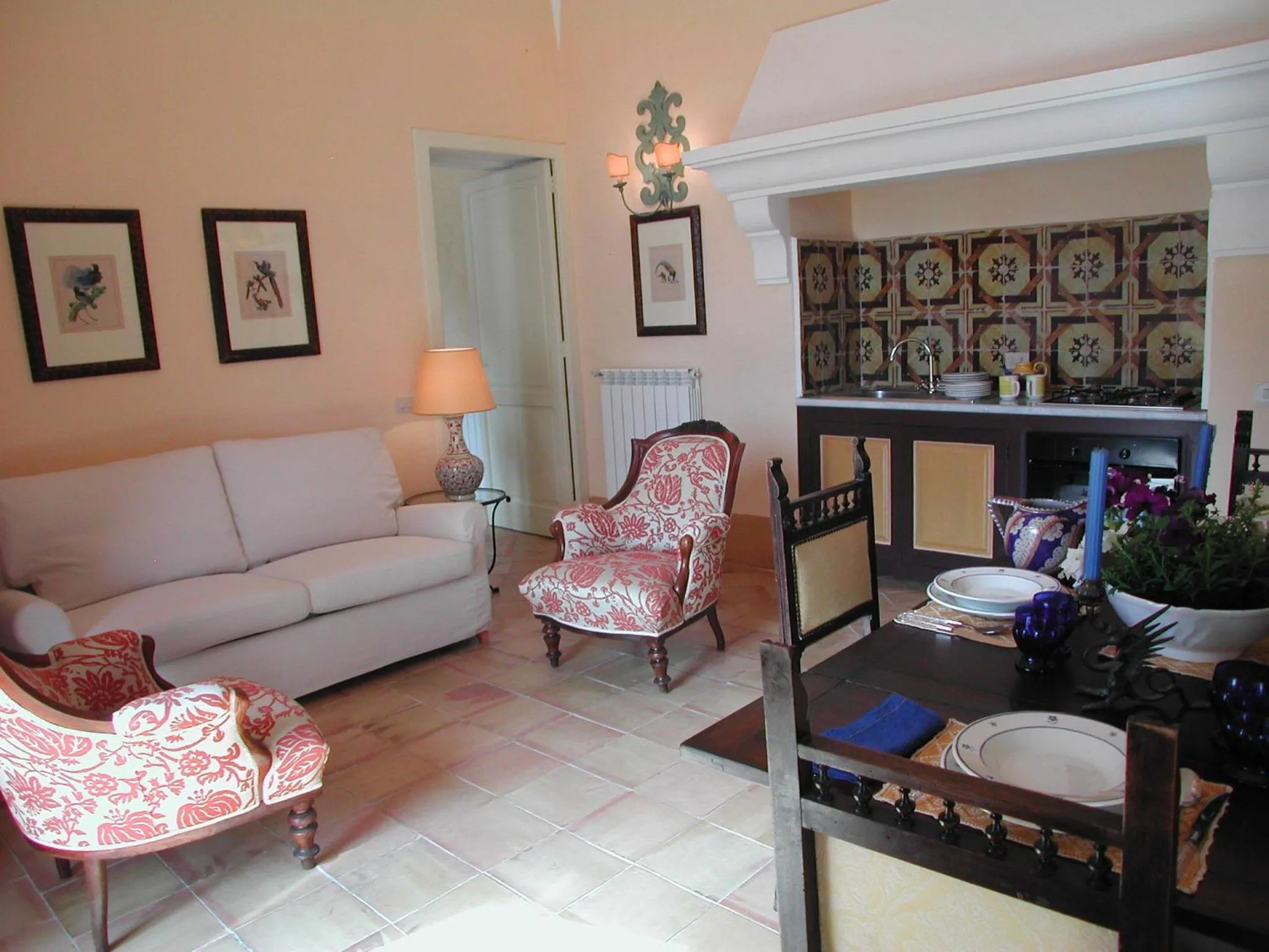 Living room in Palazzo Margherita