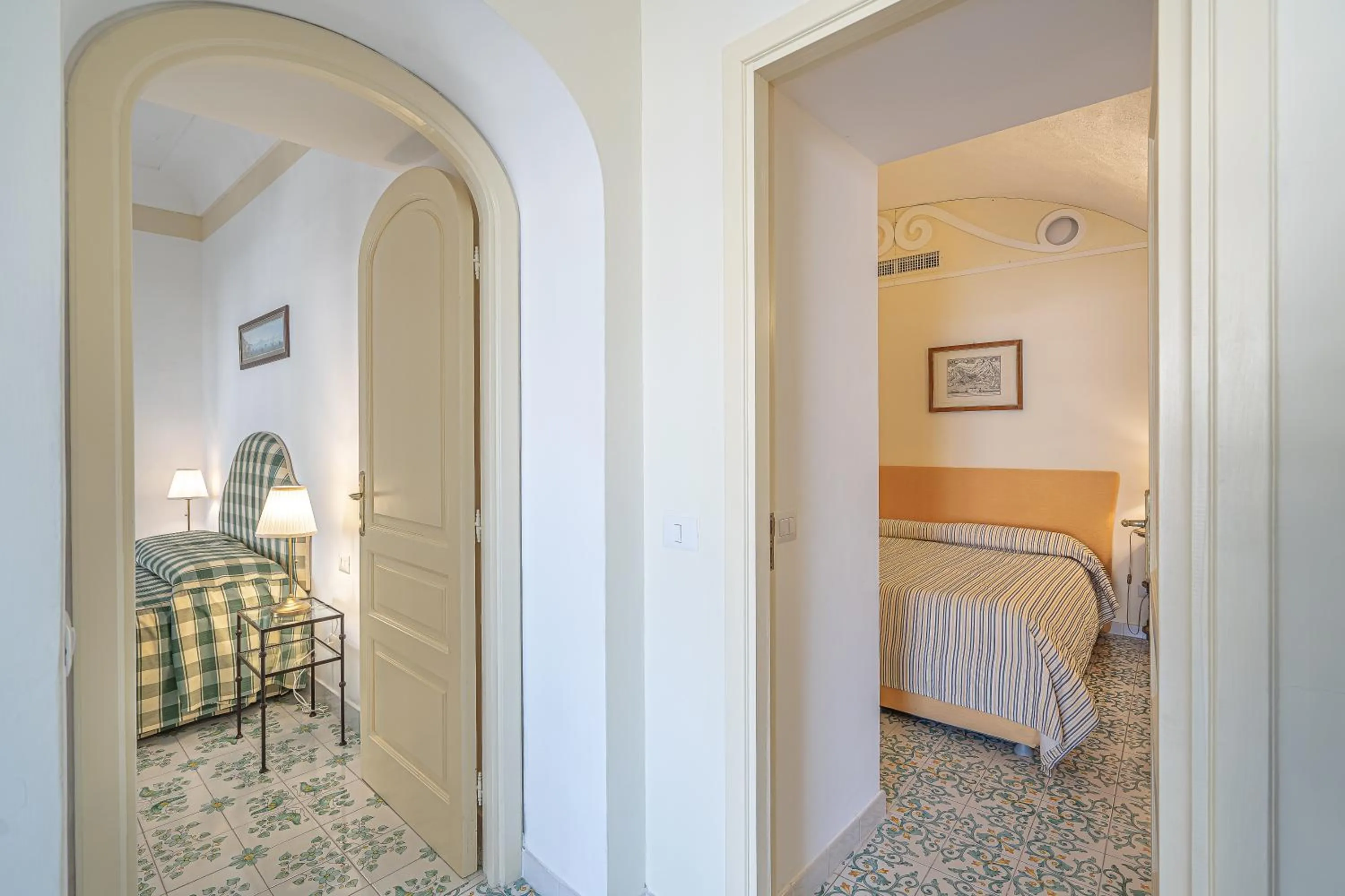 Living room, Bed in Palazzo Margherita