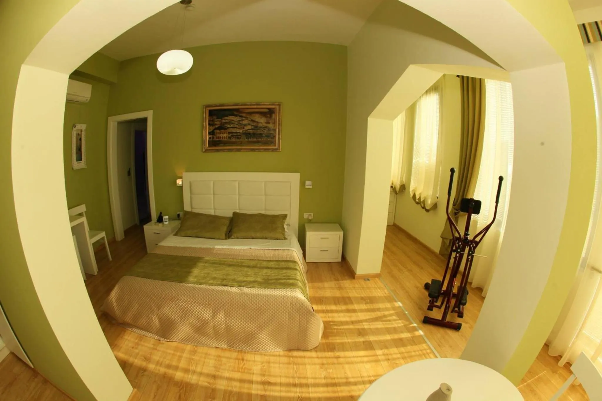 Bed in Hotel & Restaurant White City