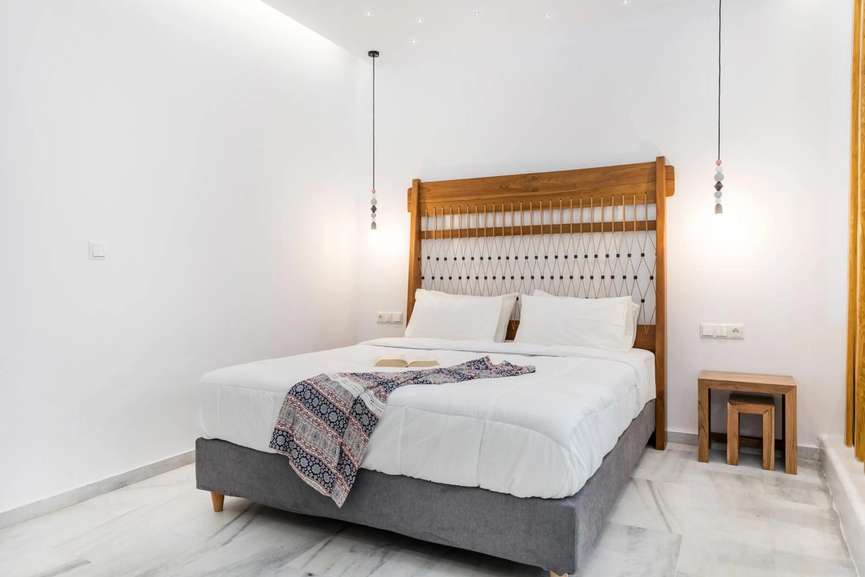 Bed in Asterias Studios