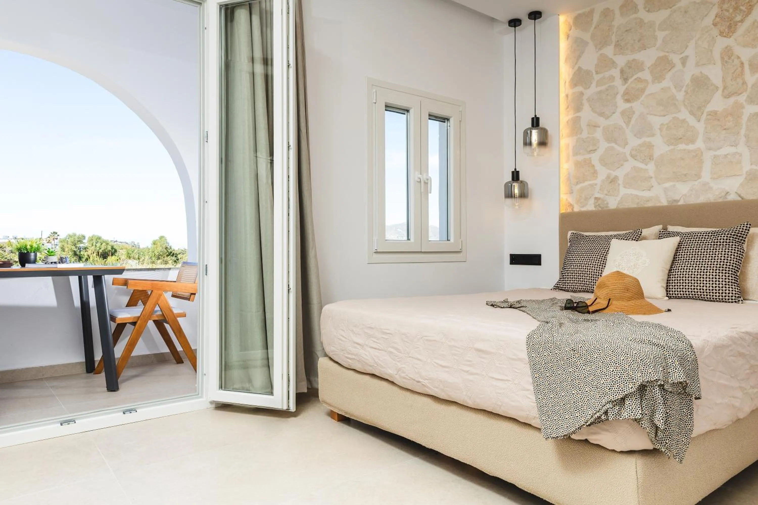 Bed in Asterias Studios