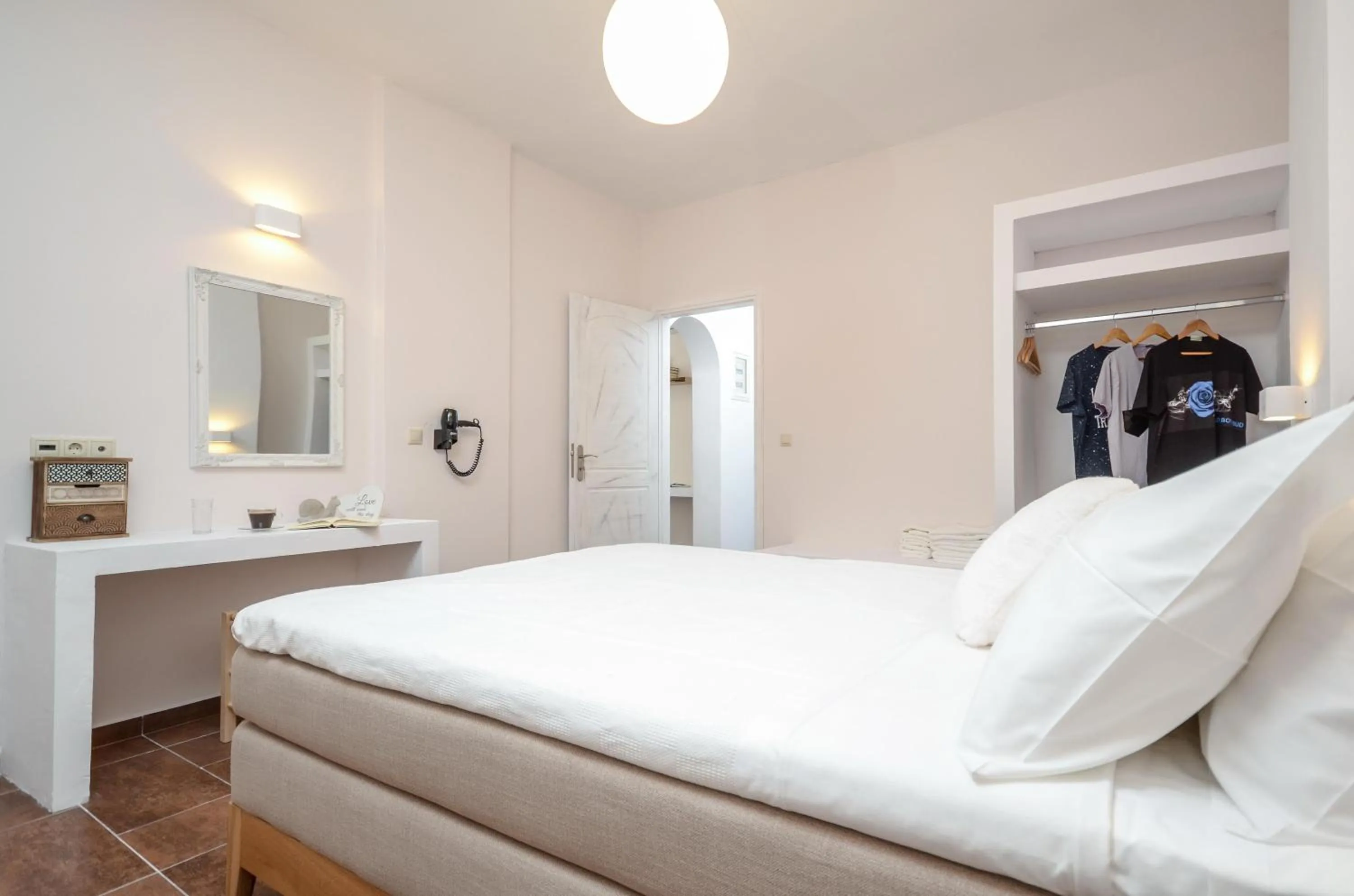 Bed in Asterias Studios