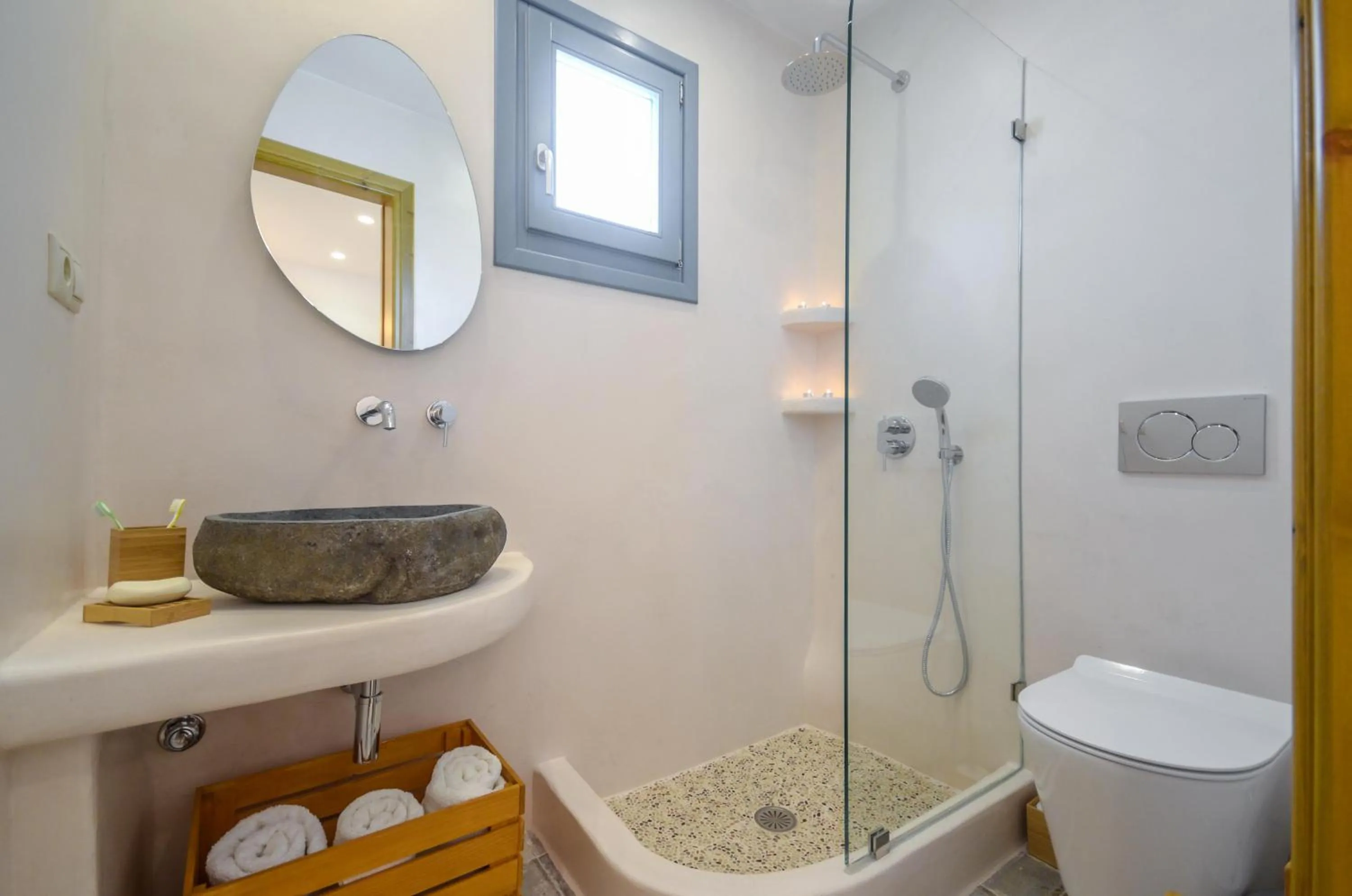 Shower in Asterias Studios