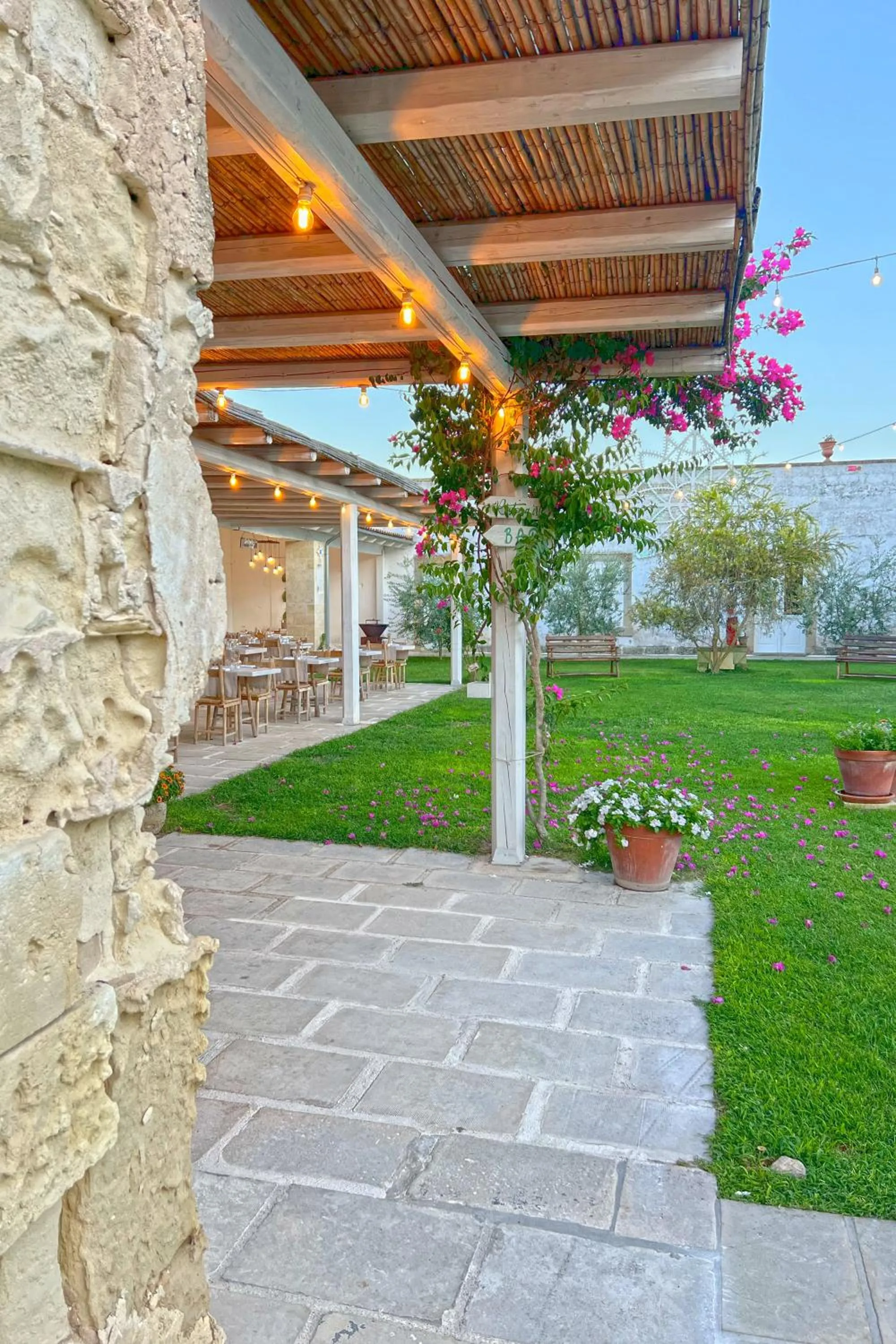 Decorative detail in Masseria Rauccio