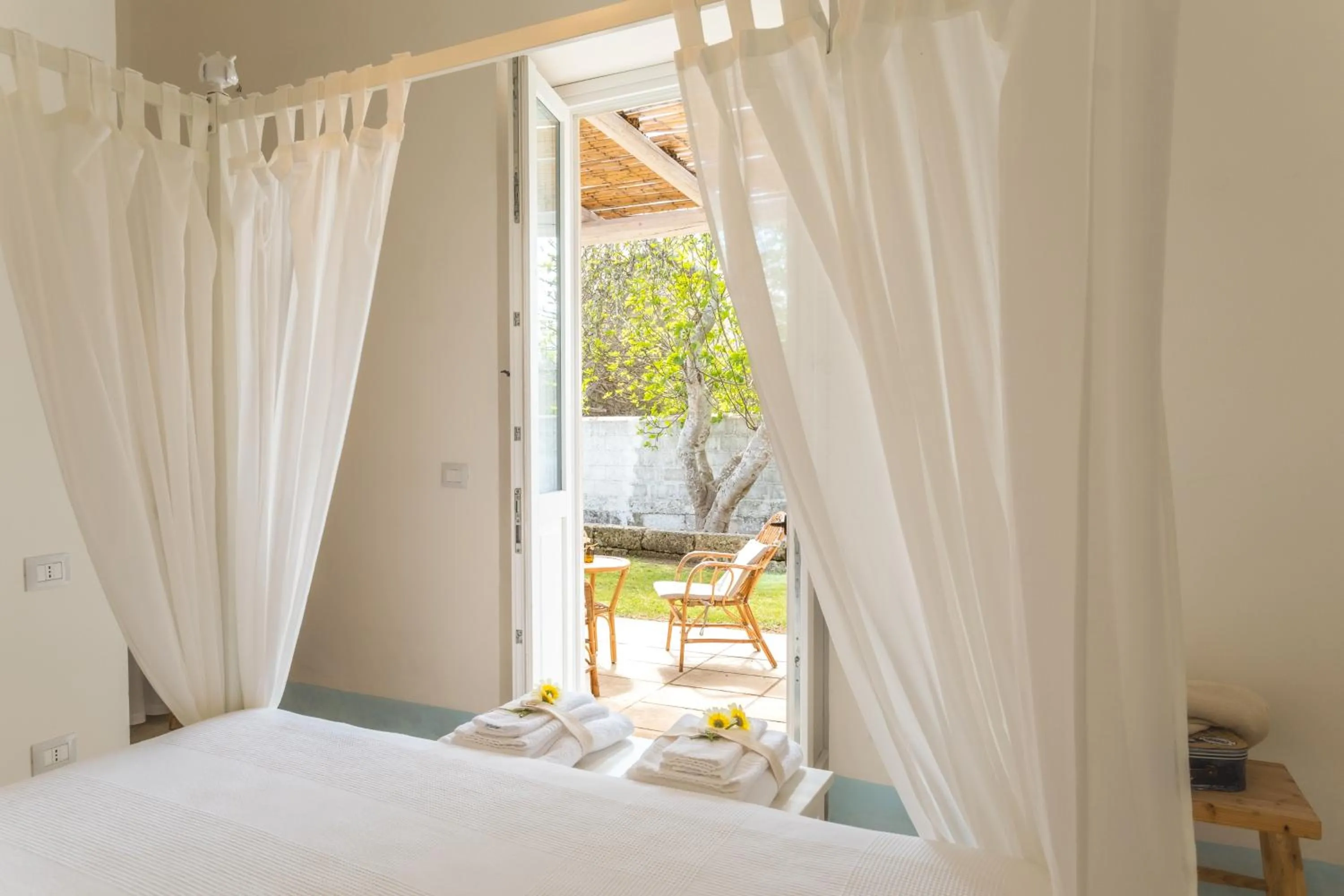 Bedroom, Bed in Masseria Rauccio