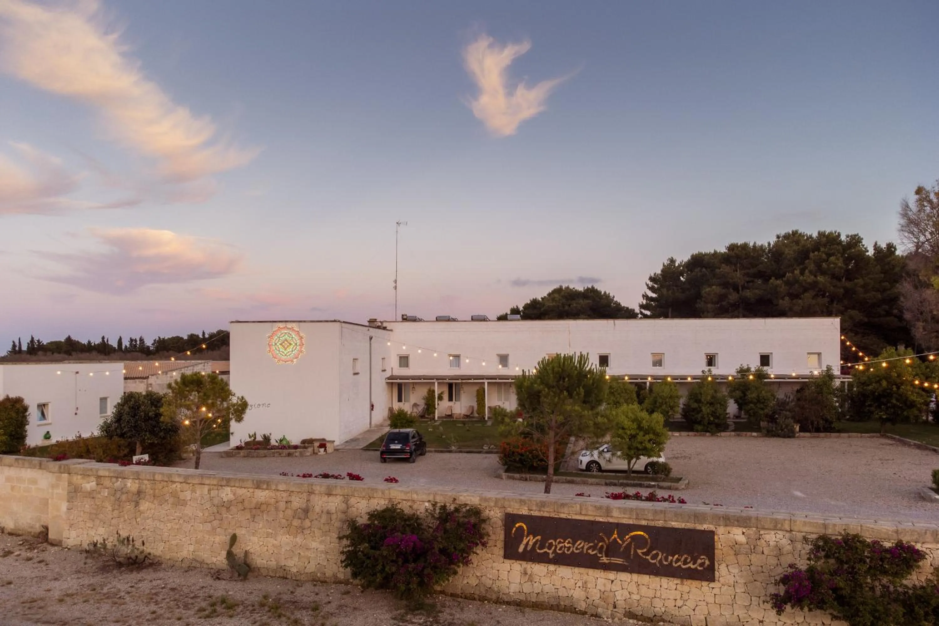 Facade/entrance in Masseria Rauccio