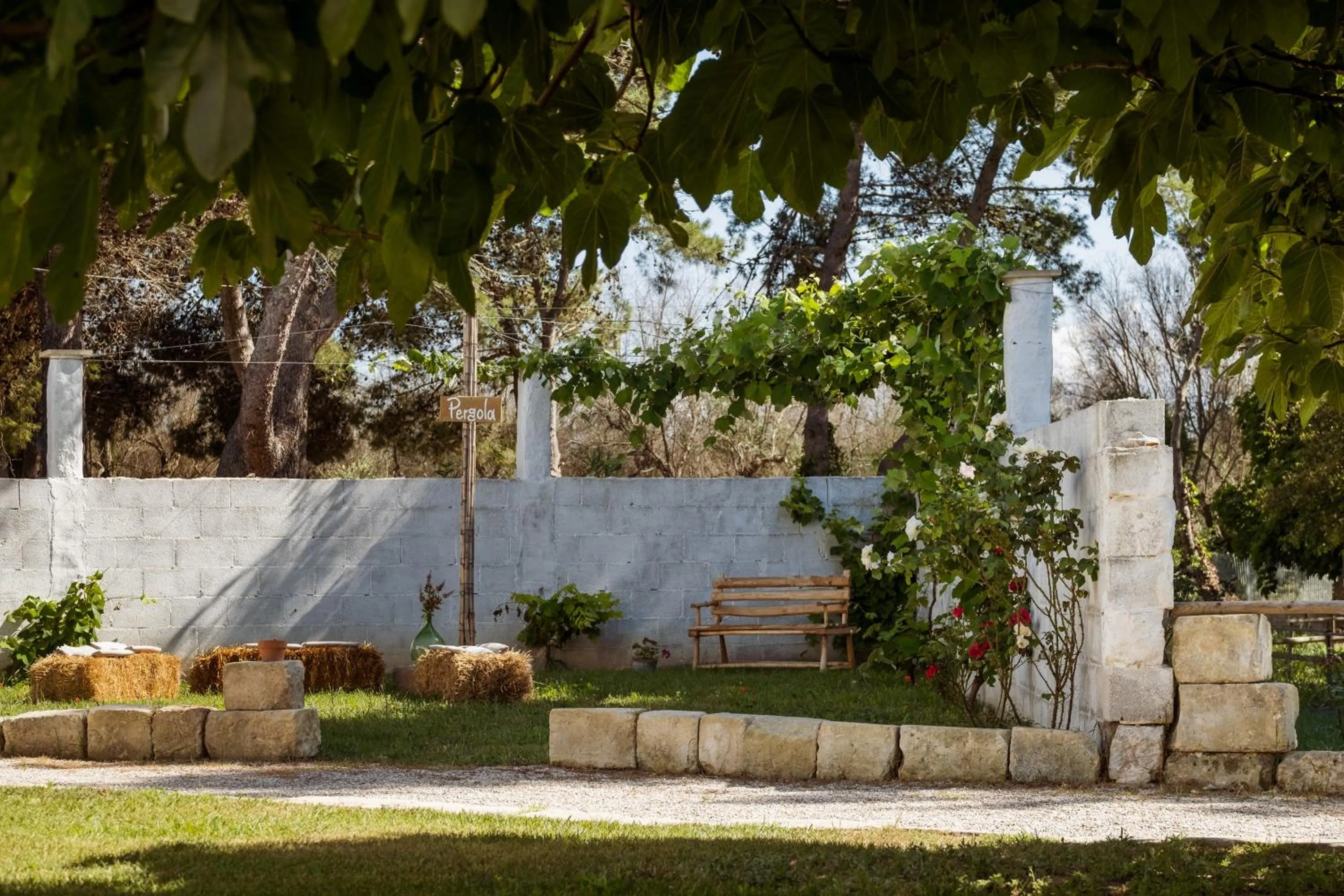 Decorative detail in Masseria Rauccio