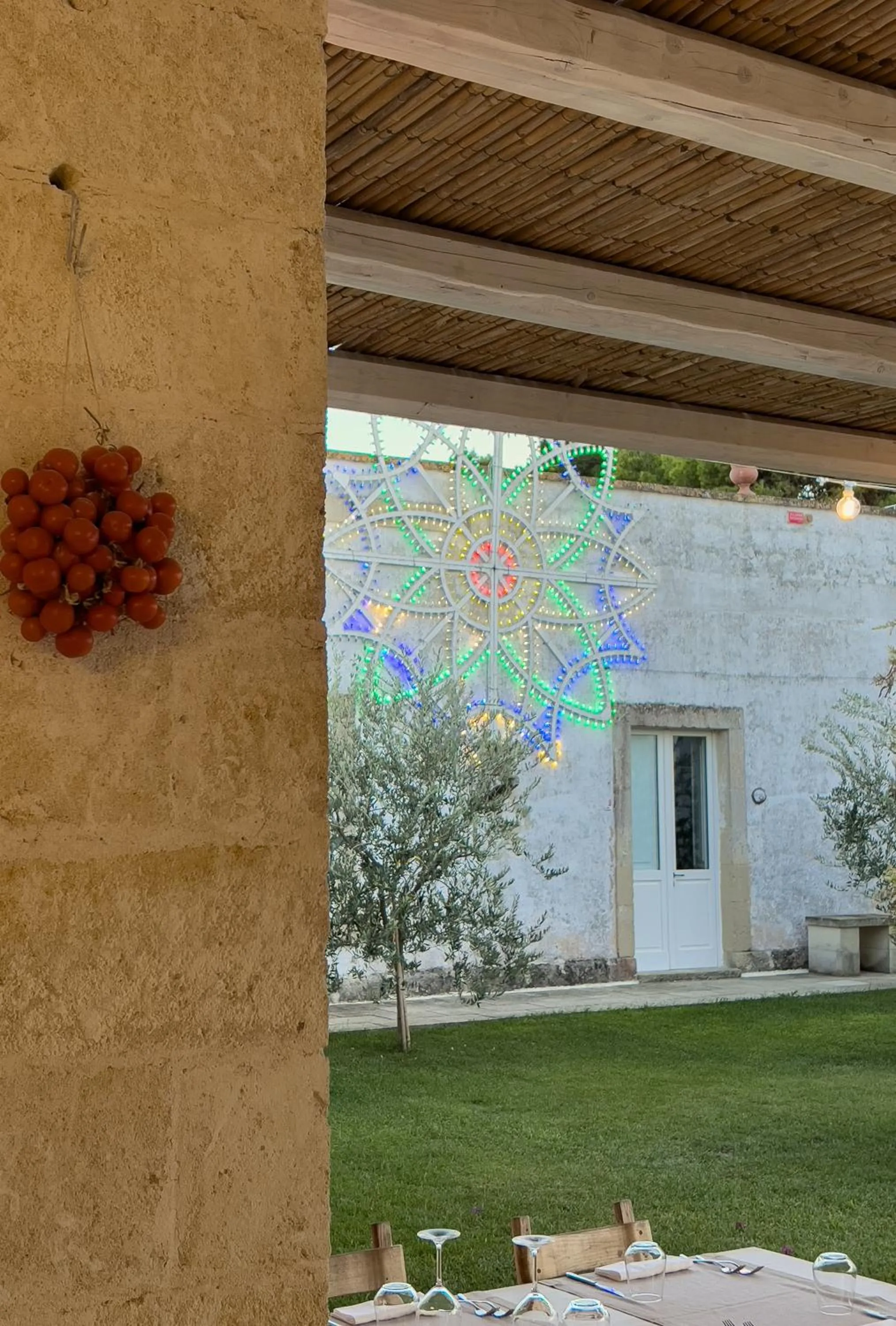 Decorative detail in Masseria Rauccio
