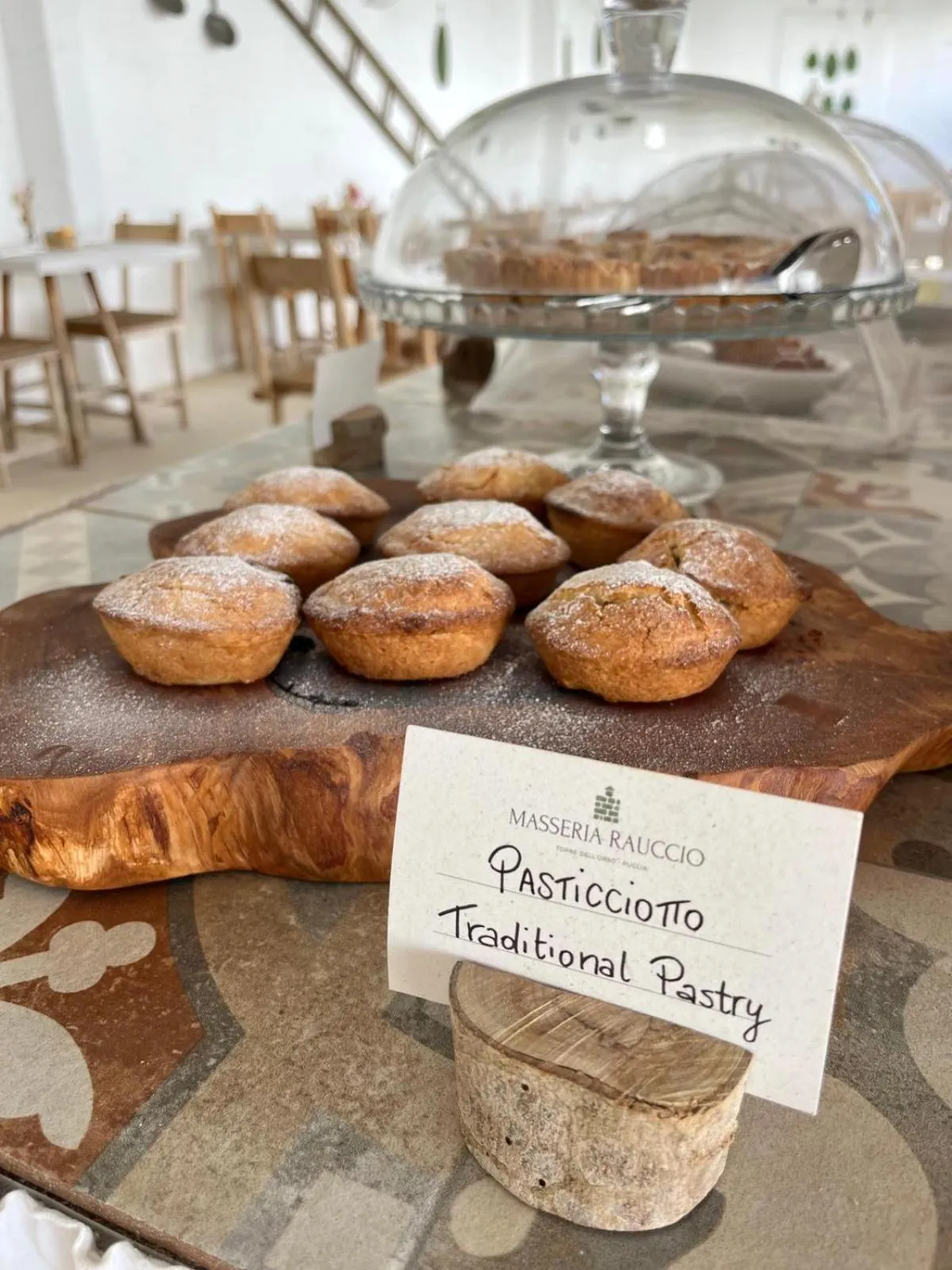 Buffet breakfast in Masseria Rauccio